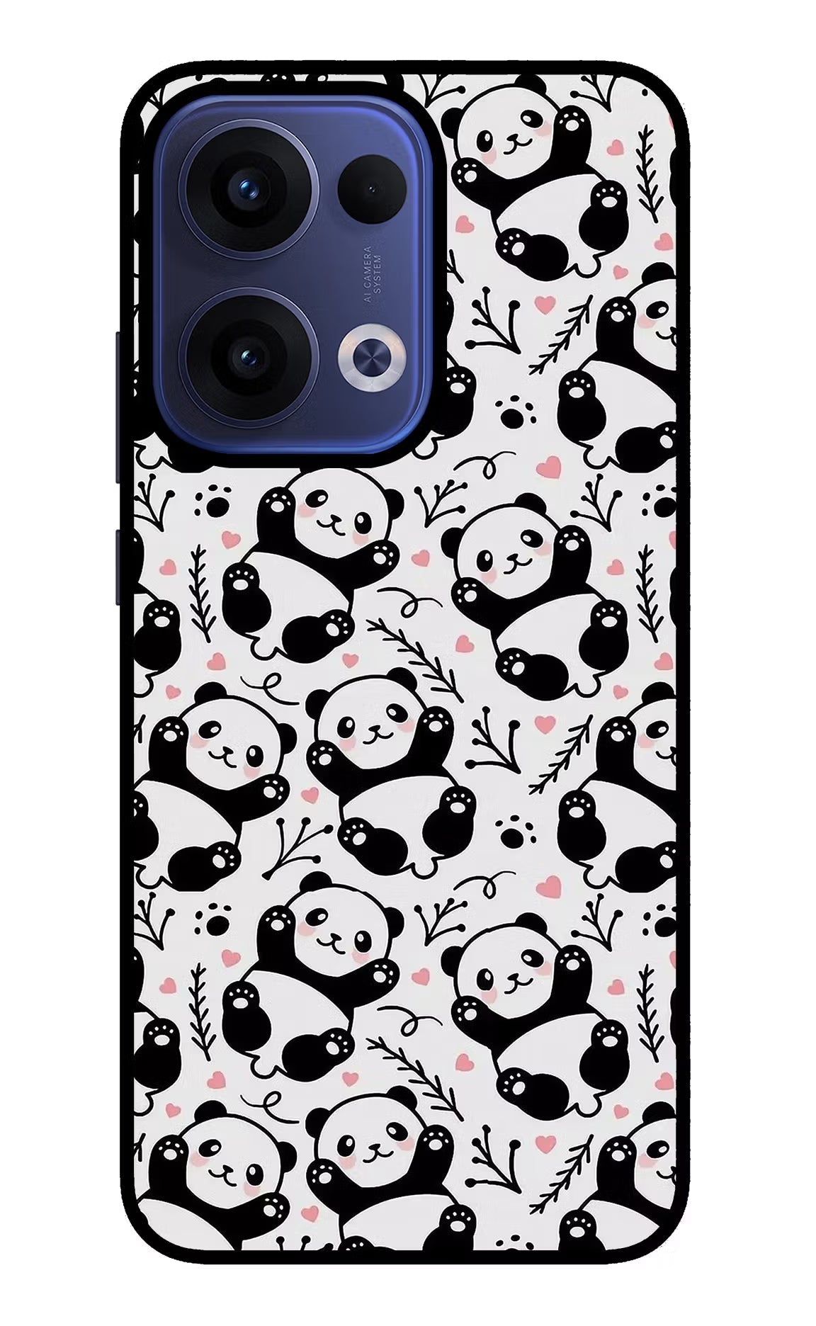 Cute Panda Oppo Reno13 5G Back Cover