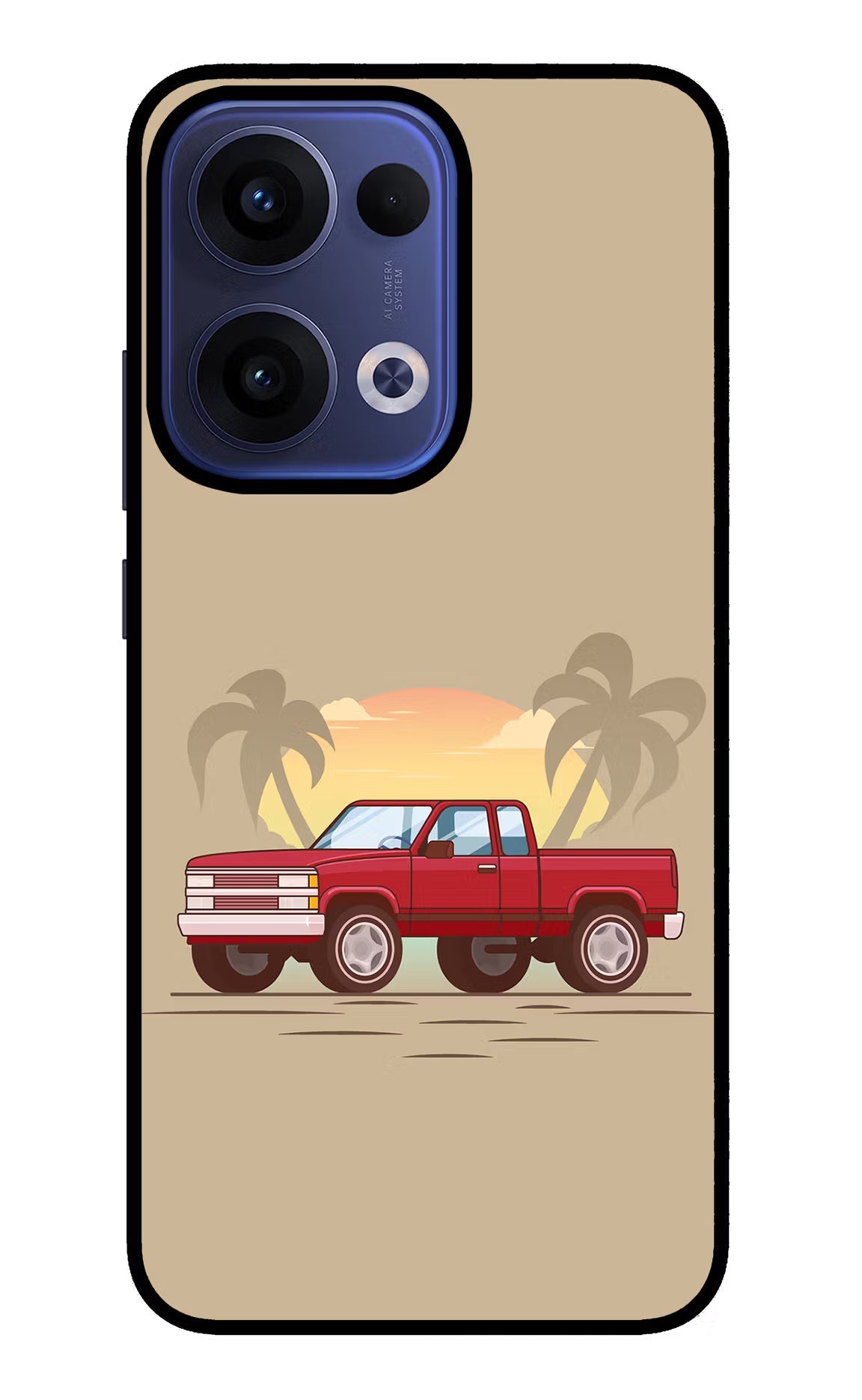 Desert Classic Drive Oppo Reno13 5G Back Cover