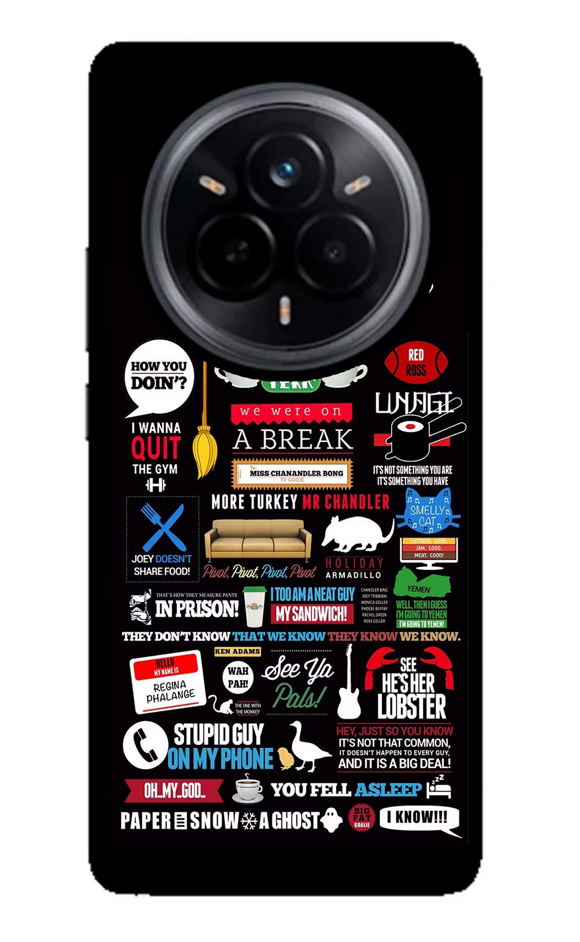 FRIENDS Realme 14 Pro 5G Back Cover