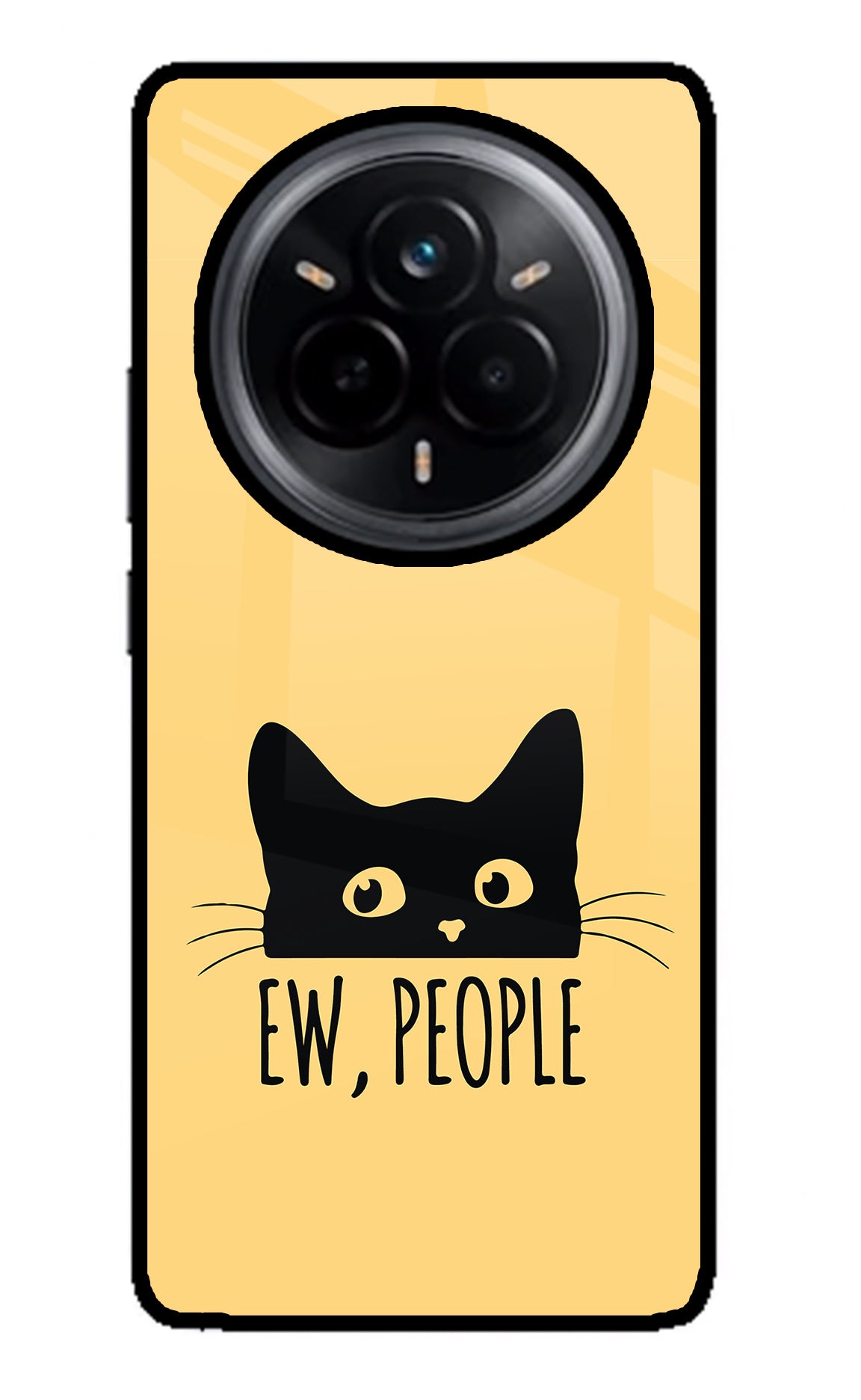 Ew People Catitude Realme 14 Pro 5G Glass Case