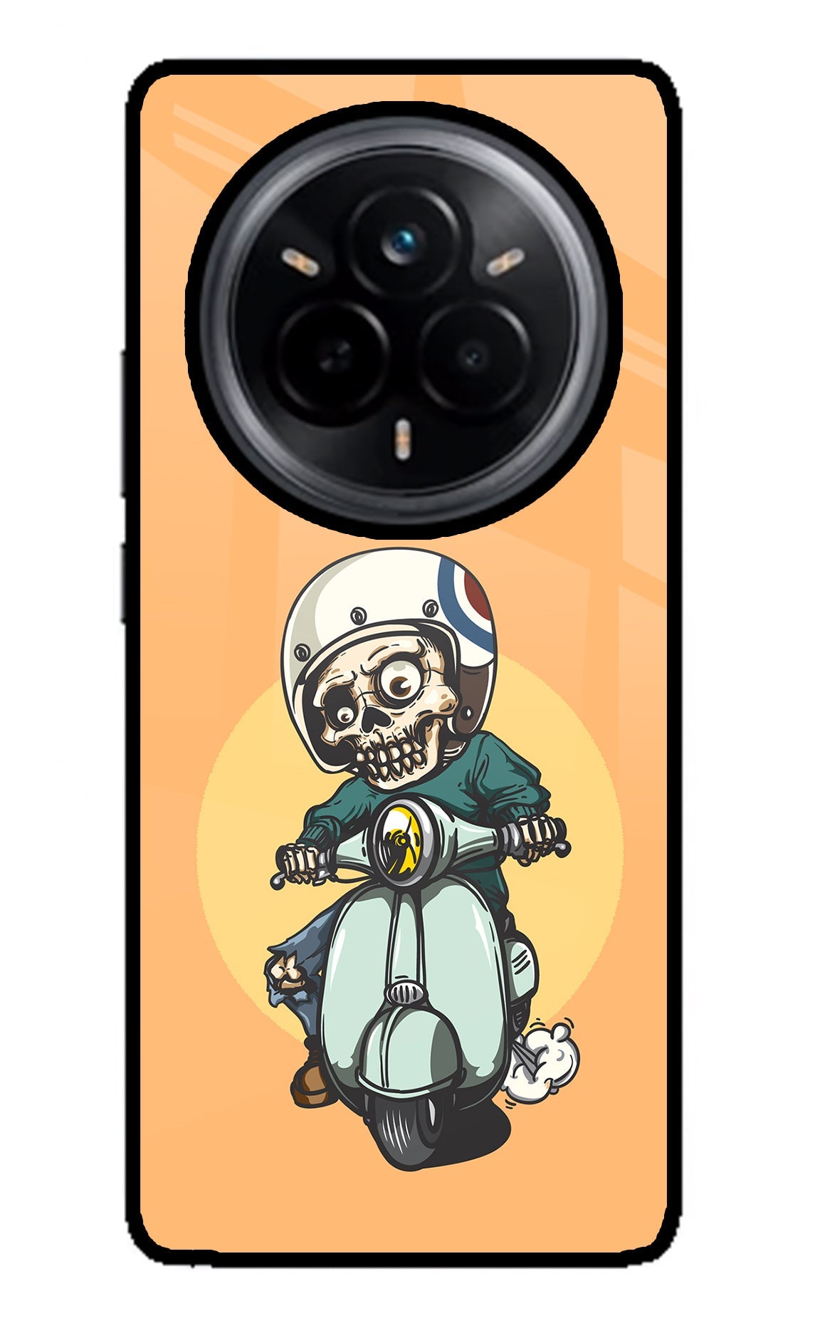 Undead Biker Realme 14 Pro 5G Glass Case