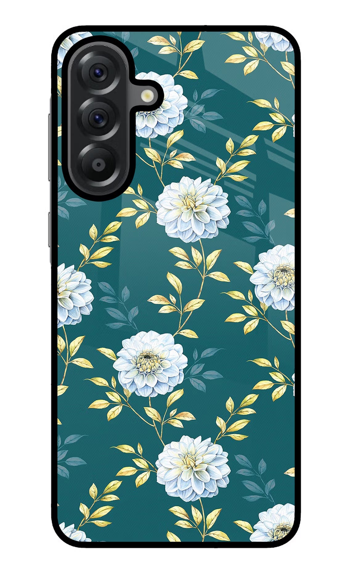 Flowers Samsung A56 5G Glass Case