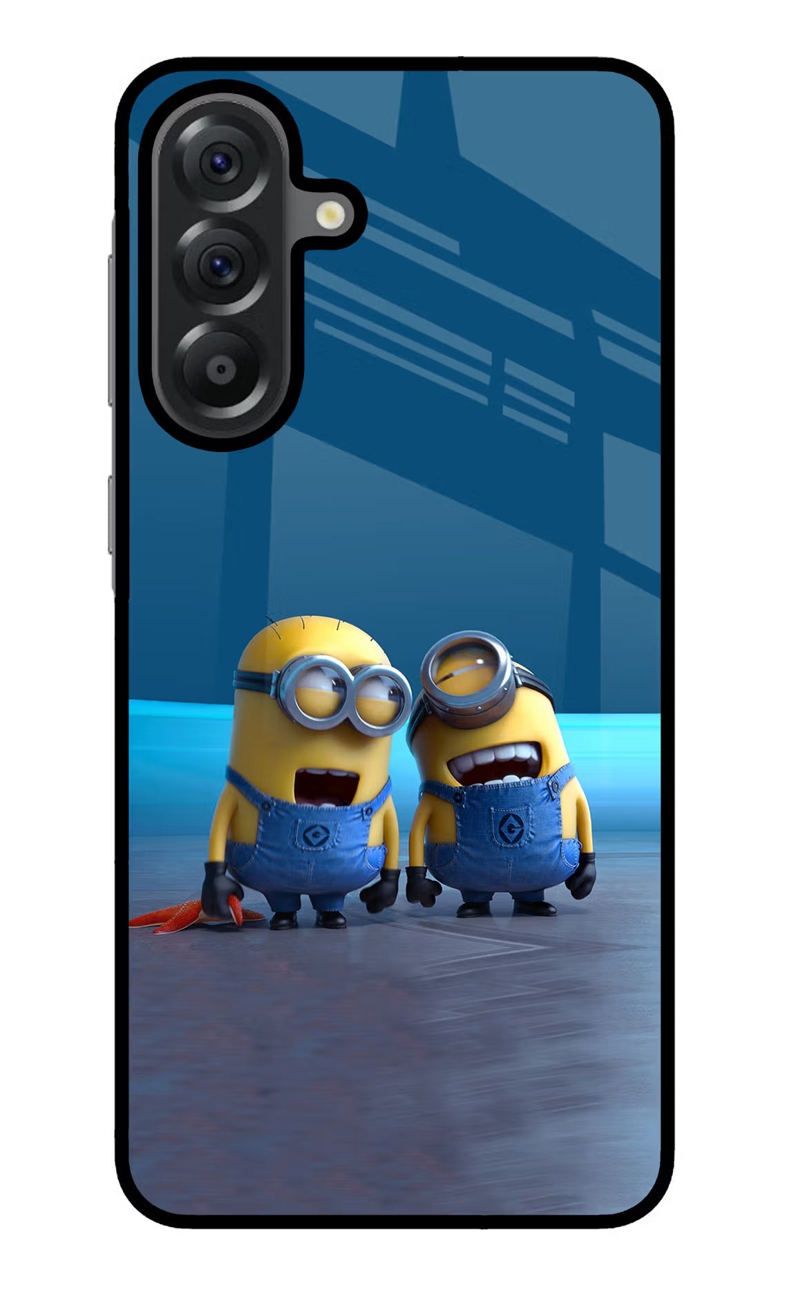 Minion Laughing Samsung A56 5G Glass Case