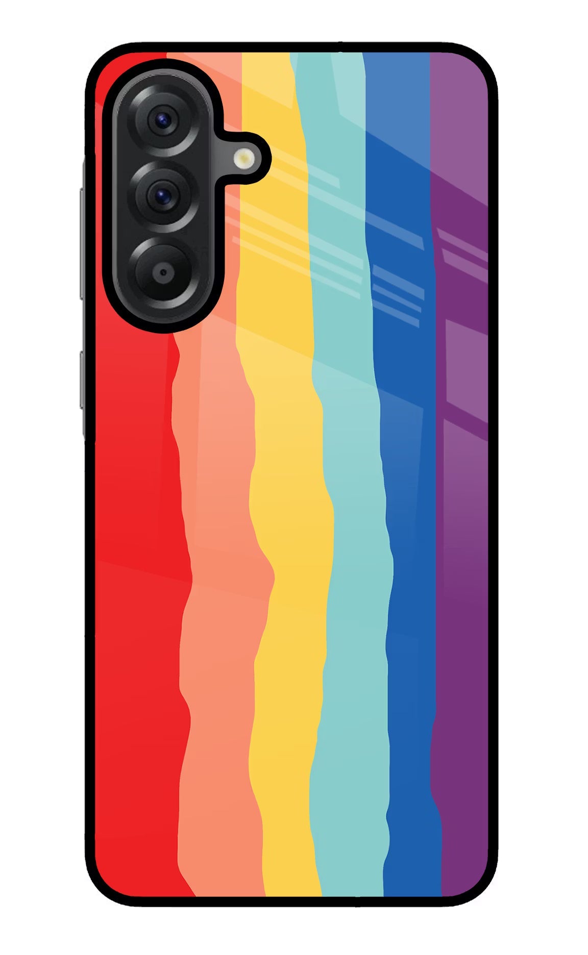 Rainbow Samsung A56 5G Glass Case