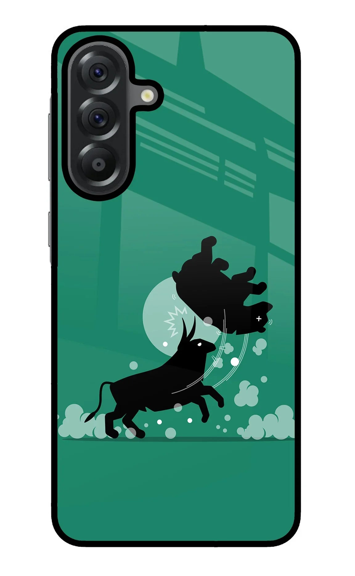 Bull Conqueror Samsung A56 5G Glass Case