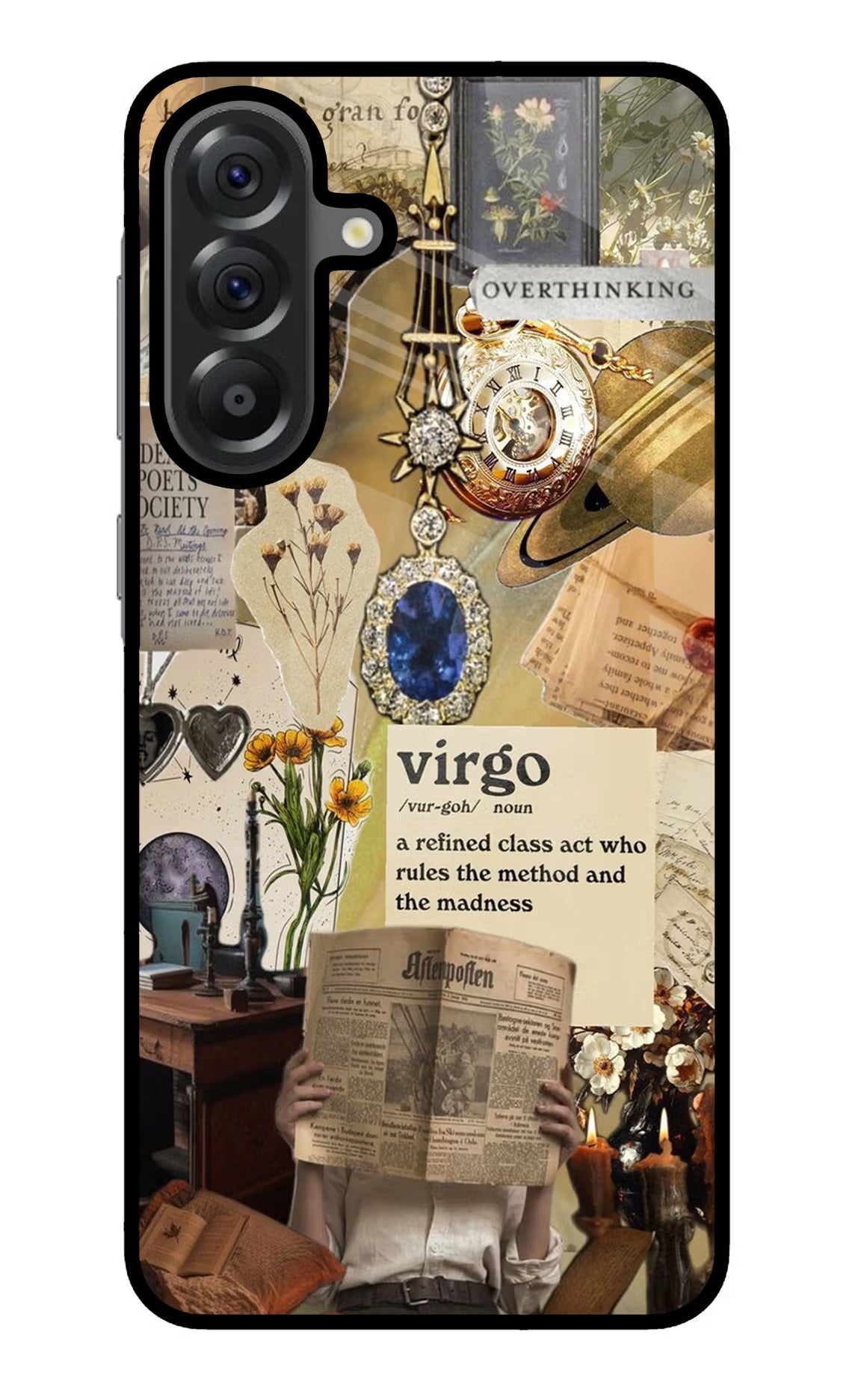 Virgo Zodiac Samsung A56 5G Glass Case