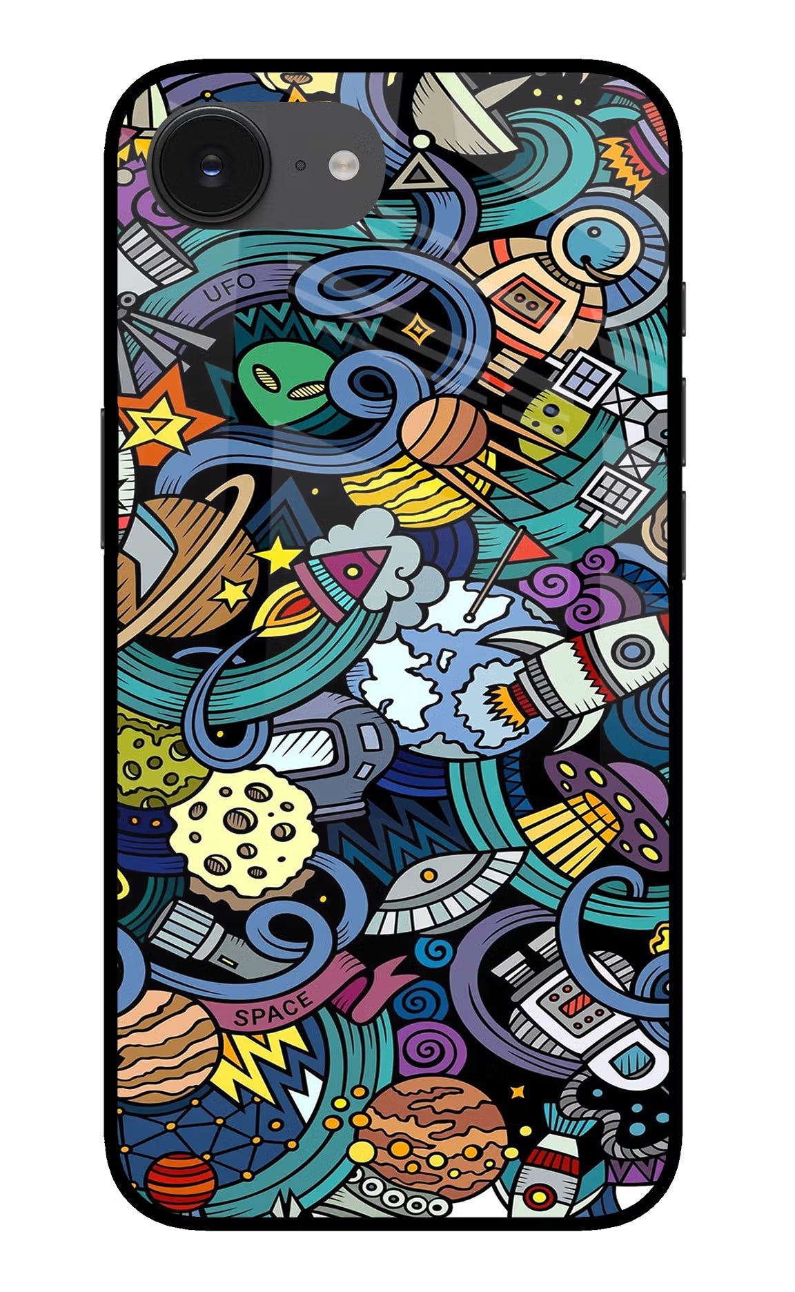 Space Abstract iPhone 16e Back Cover