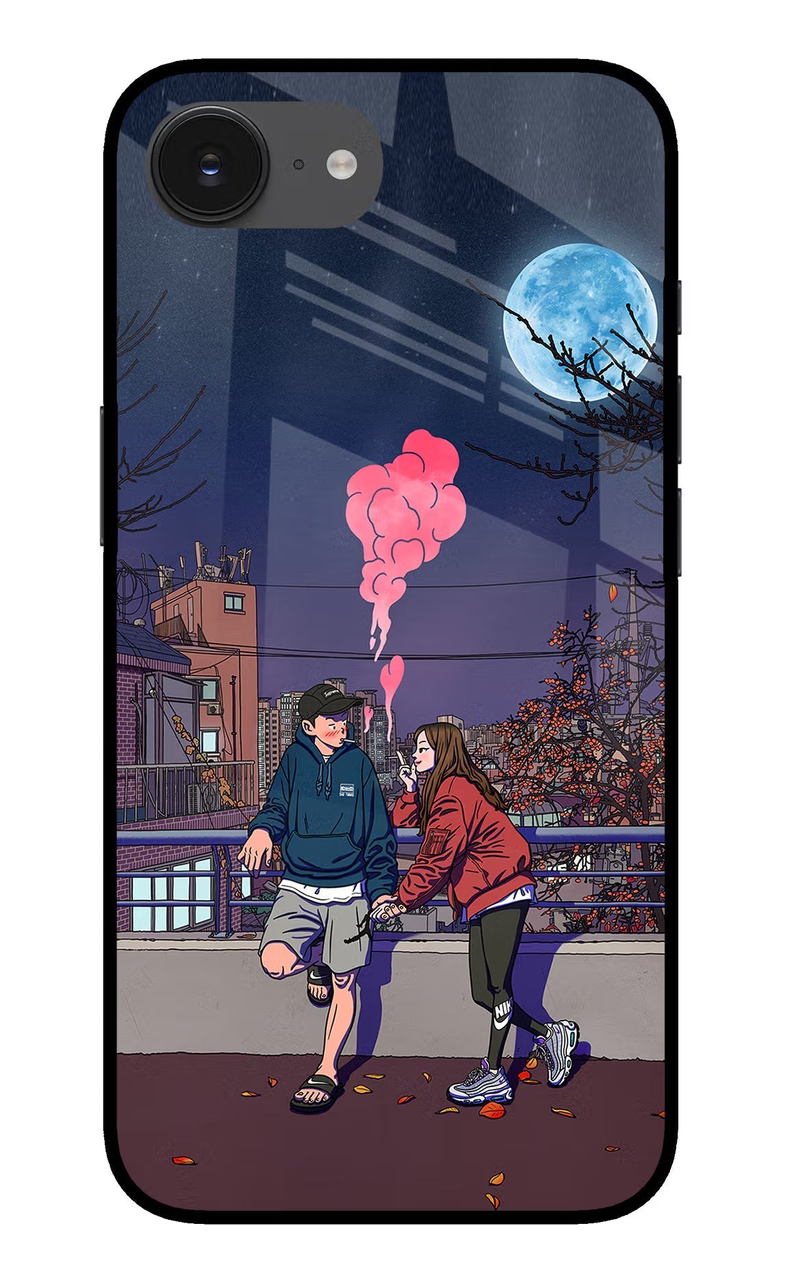 Chilling Couple iPhone 16e Back Cover