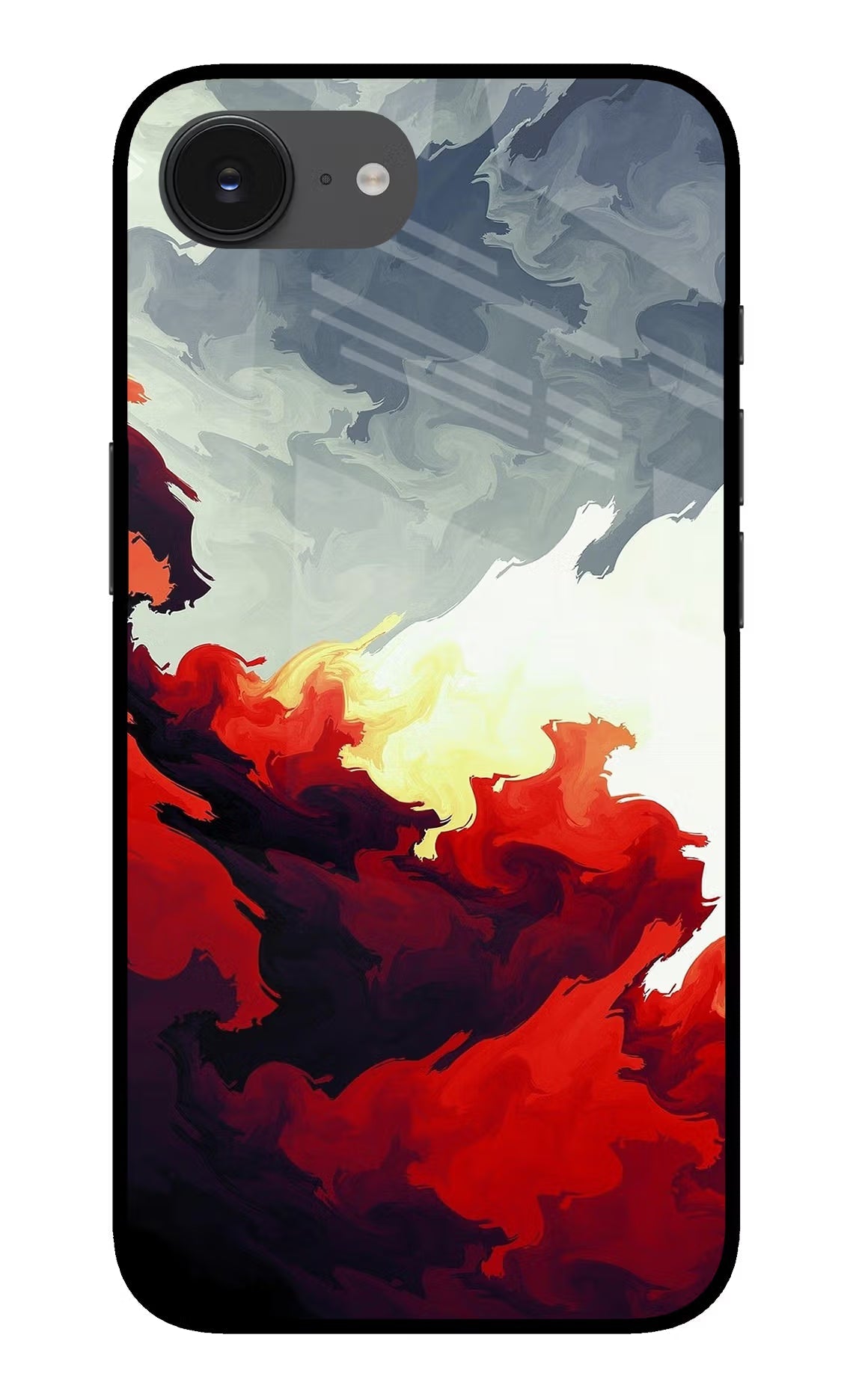 Fire Cloud iPhone 16e Back Cover