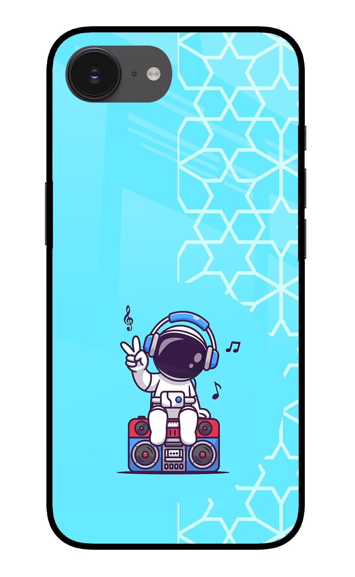 Cute Astronaut Chilling iPhone 16e Back Cover