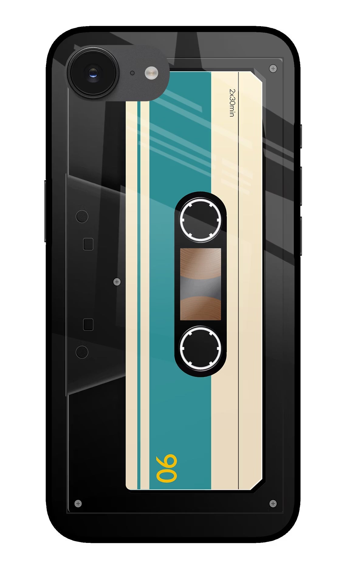 Cassette iPhone 16e Glass Case