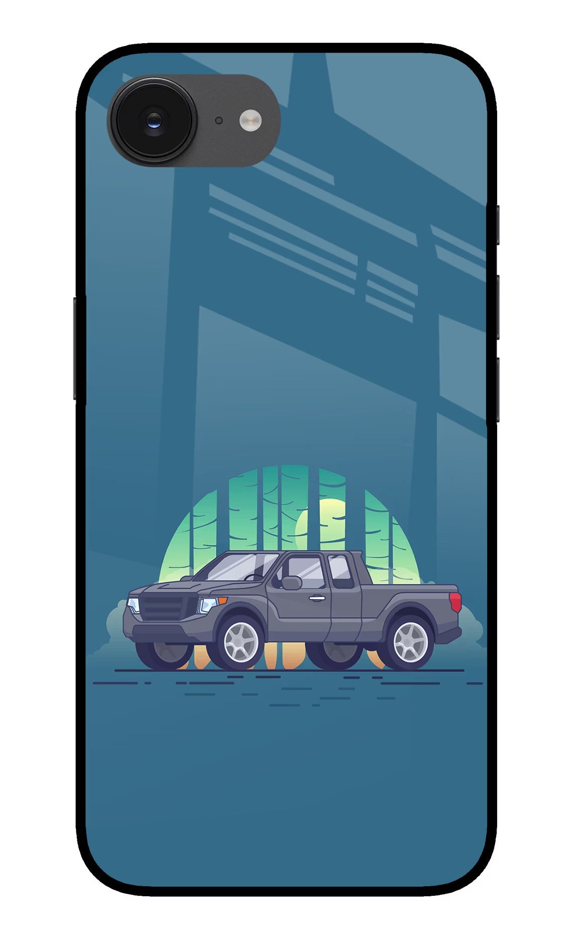 Retro Garage Vibe iPhone 16e Glass Case