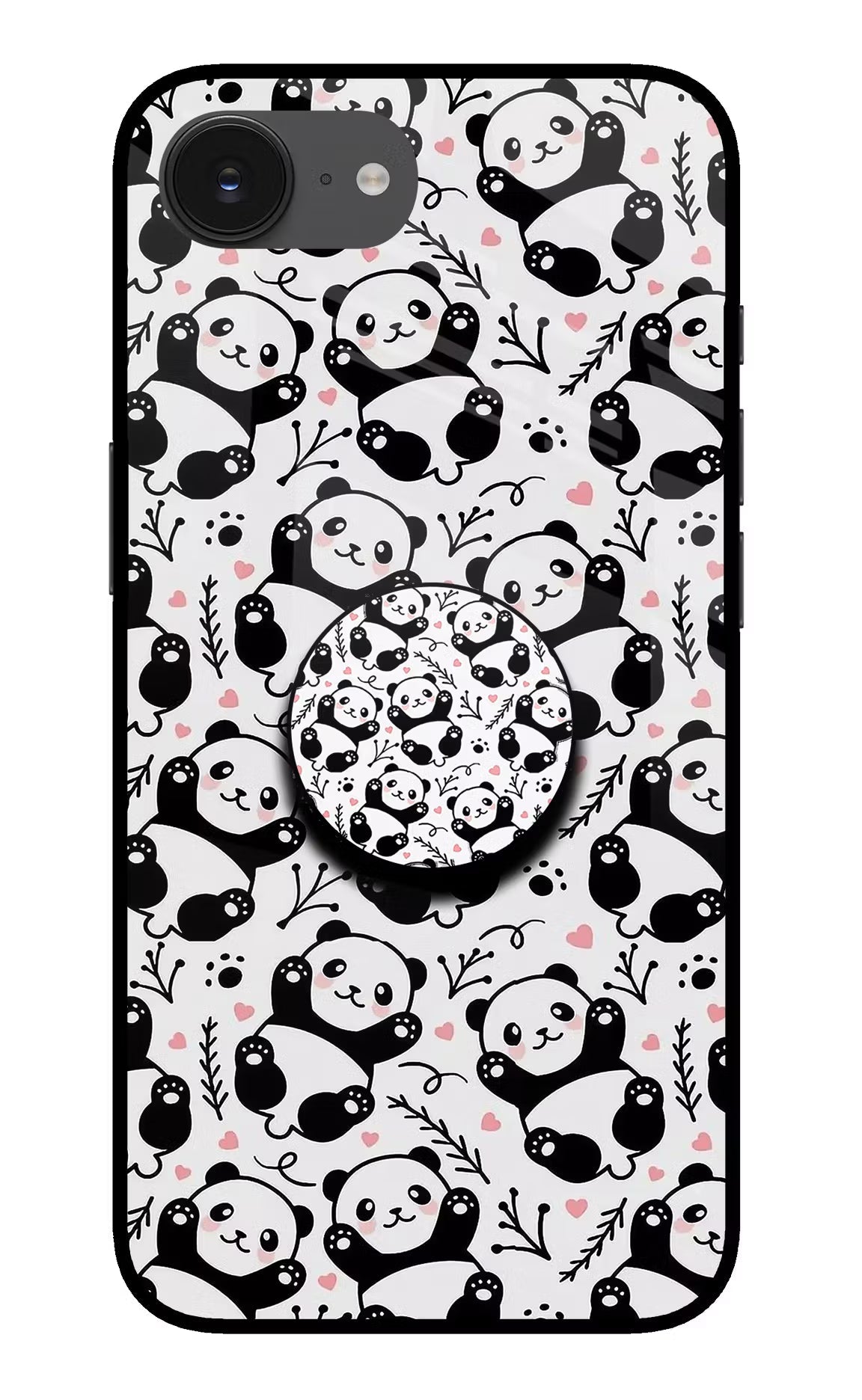 Cute Panda iPhone 16e Pop Case