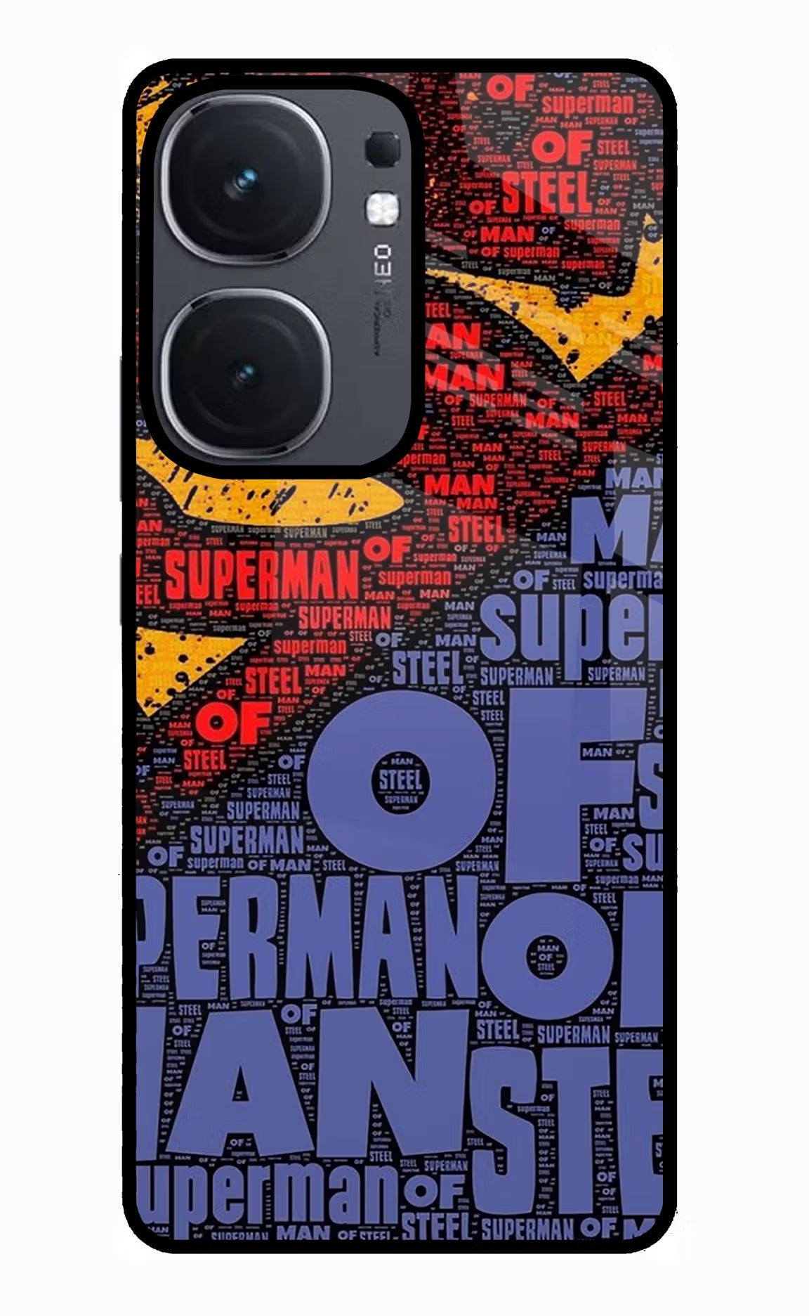 Superman iQOO Neo 9 Back Cover Glass Case - Hello Swanky