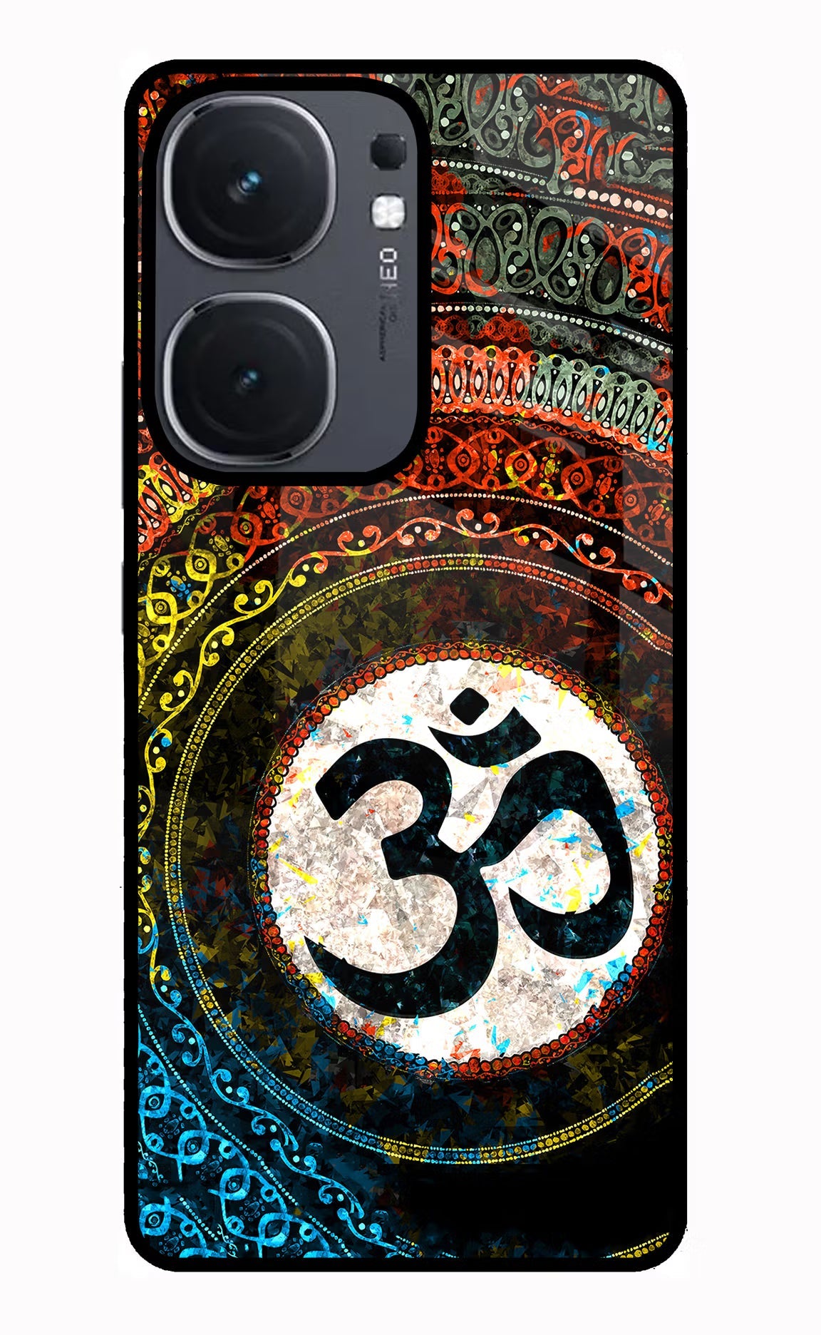 Om Cultural iQOO Neo 9 Back Cover Glass Case - Hello Swanky