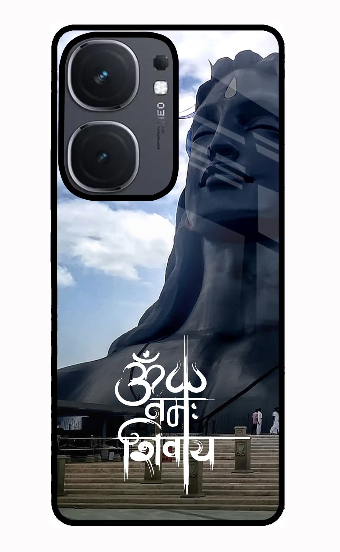 Om Namah Shivay iQOO Neo 9 Back Cover Glass Case - Hello Swanky