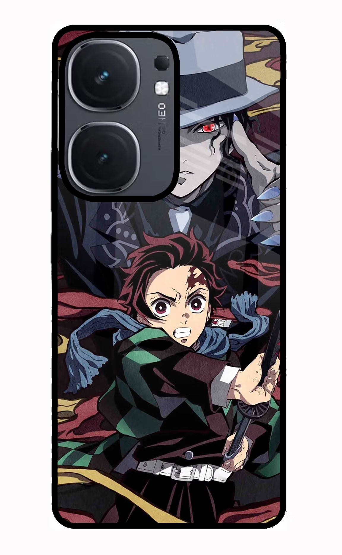 Demon Slayer iQOO Neo 9 Back Cover Glass Case - Hello Swanky