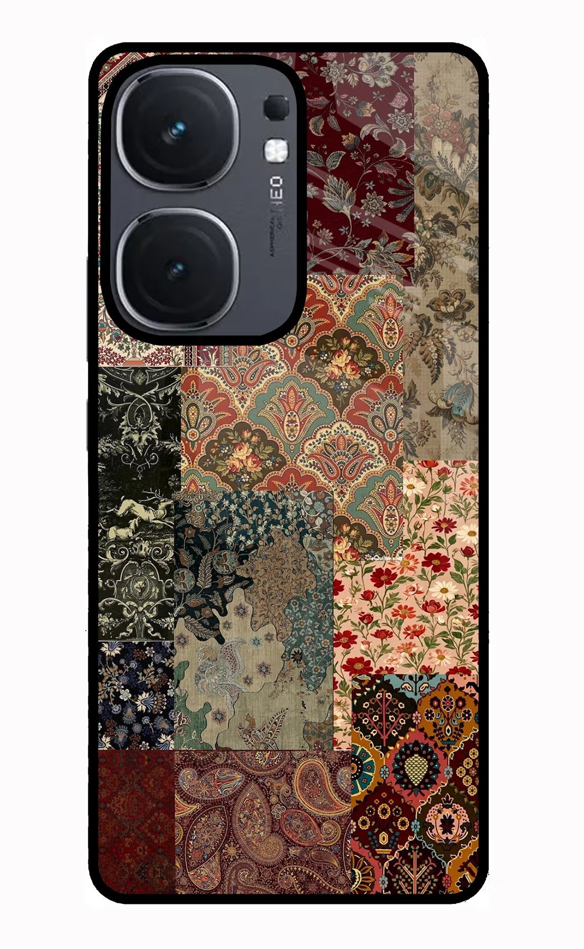 Desi Print iQOO Neo 9 Back Cover Glass Case - Hello Swanky