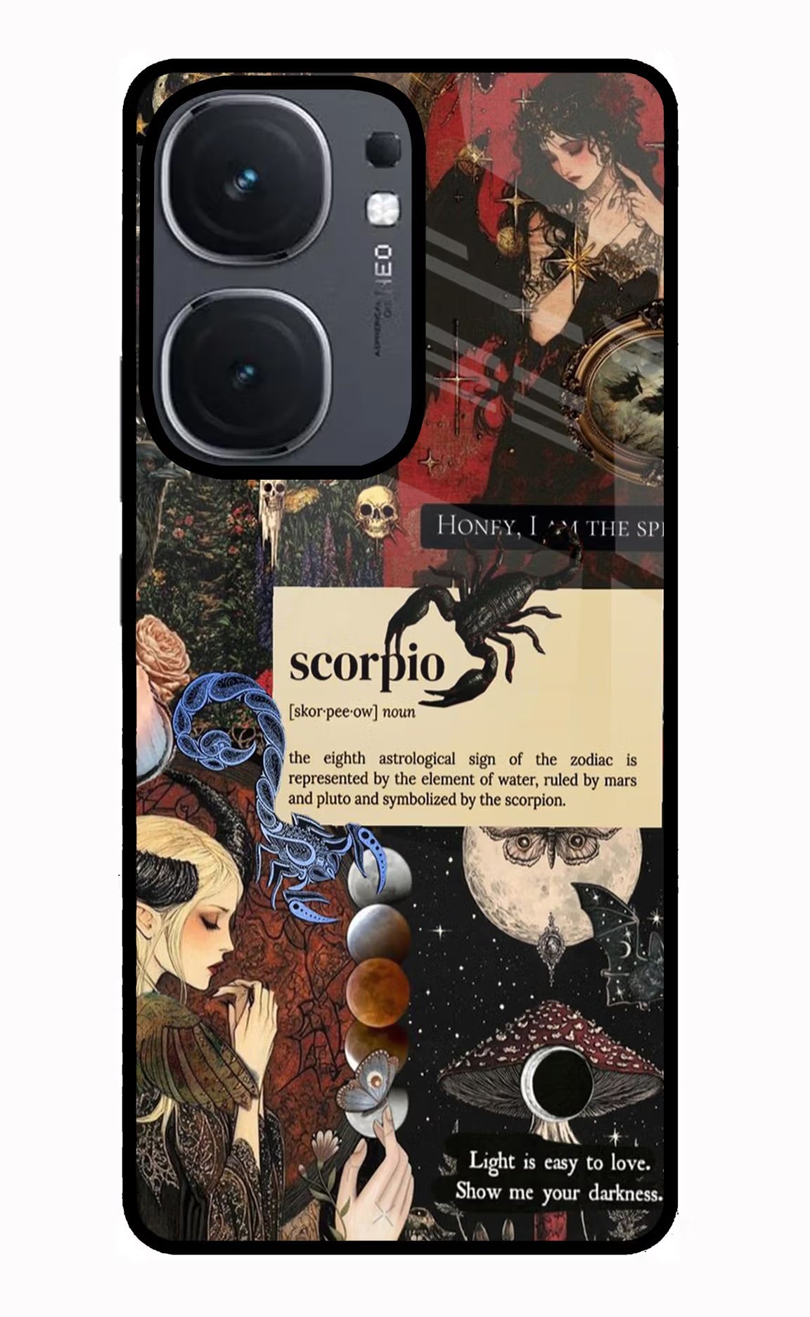Scorpio Zodiac iQOO Neo 9 Back Cover Glass Case - Hello Swanky