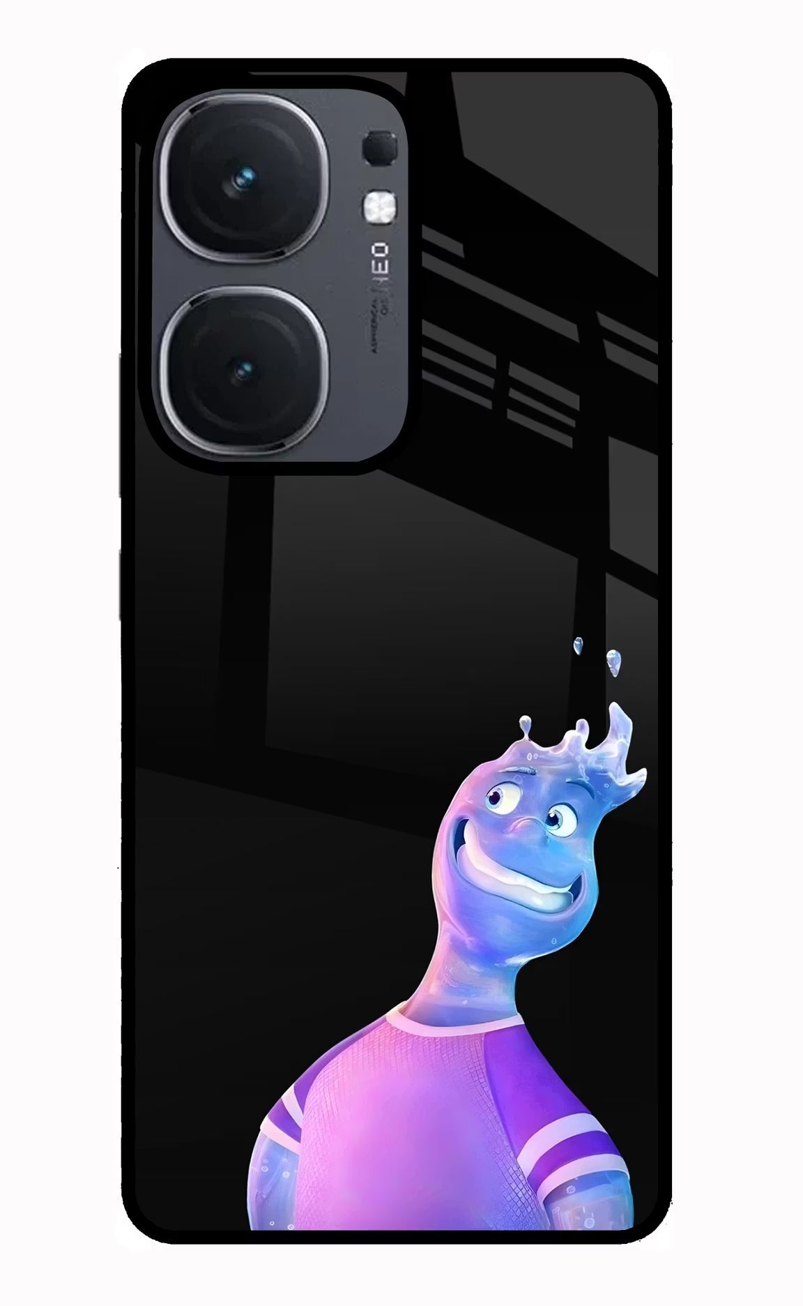 Wade Wave iQOO Neo 9 Back Cover Glass Case - Hello Swanky