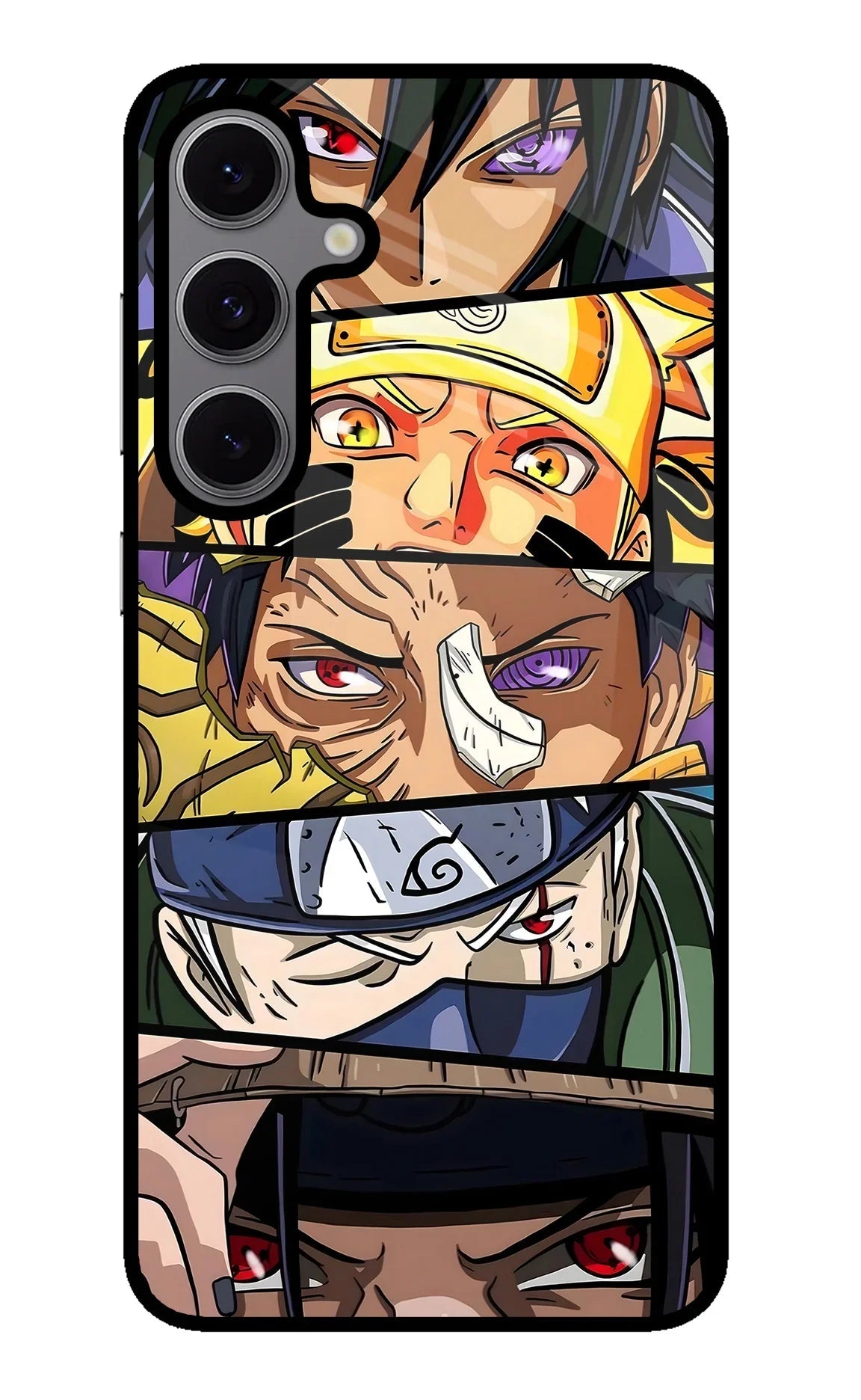 Naruto Character Samsung S24 FE 5G Glass Case