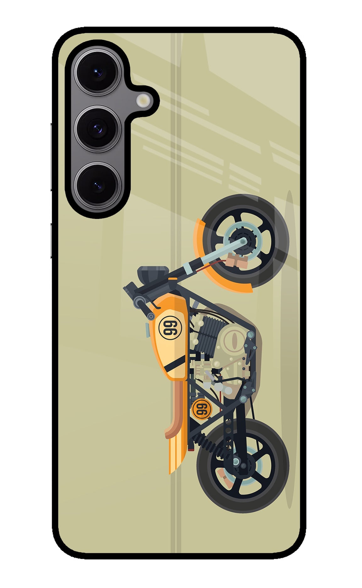 Vertical Speedster Samsung S24 FE 5G Back Cover