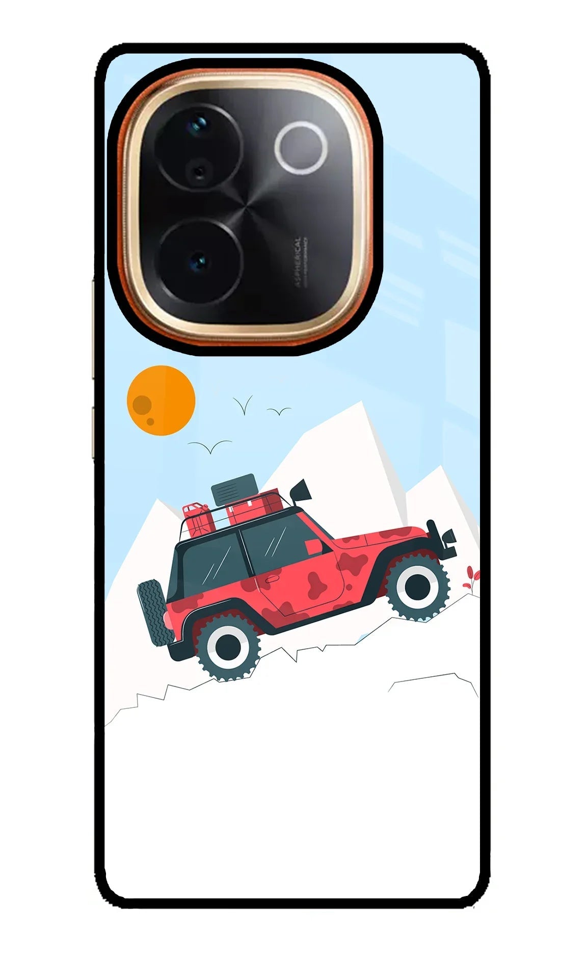 Mountain Trail Beast Vivo T3 Pro 5G Glass Case