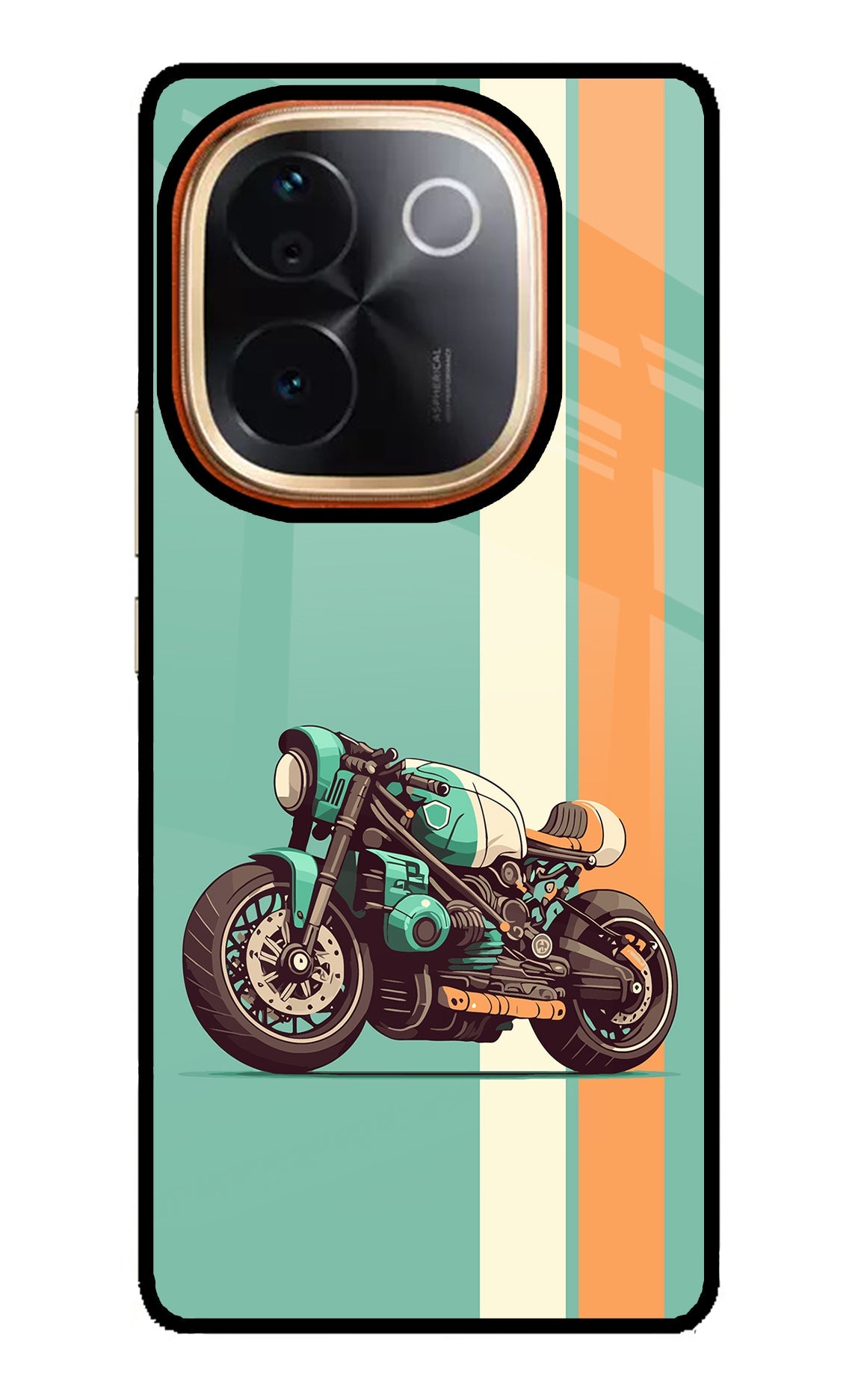 Striped Moto Drift Vivo T3 Pro 5G Back Cover