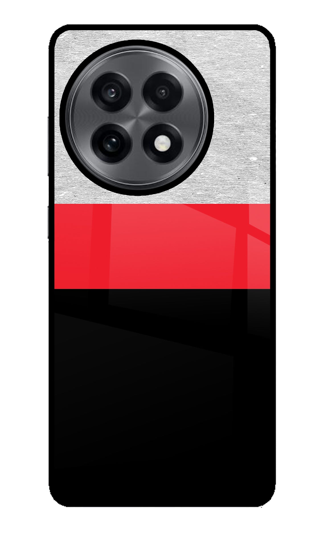 Tri Color Pattern OnePlus 13R Back Cover