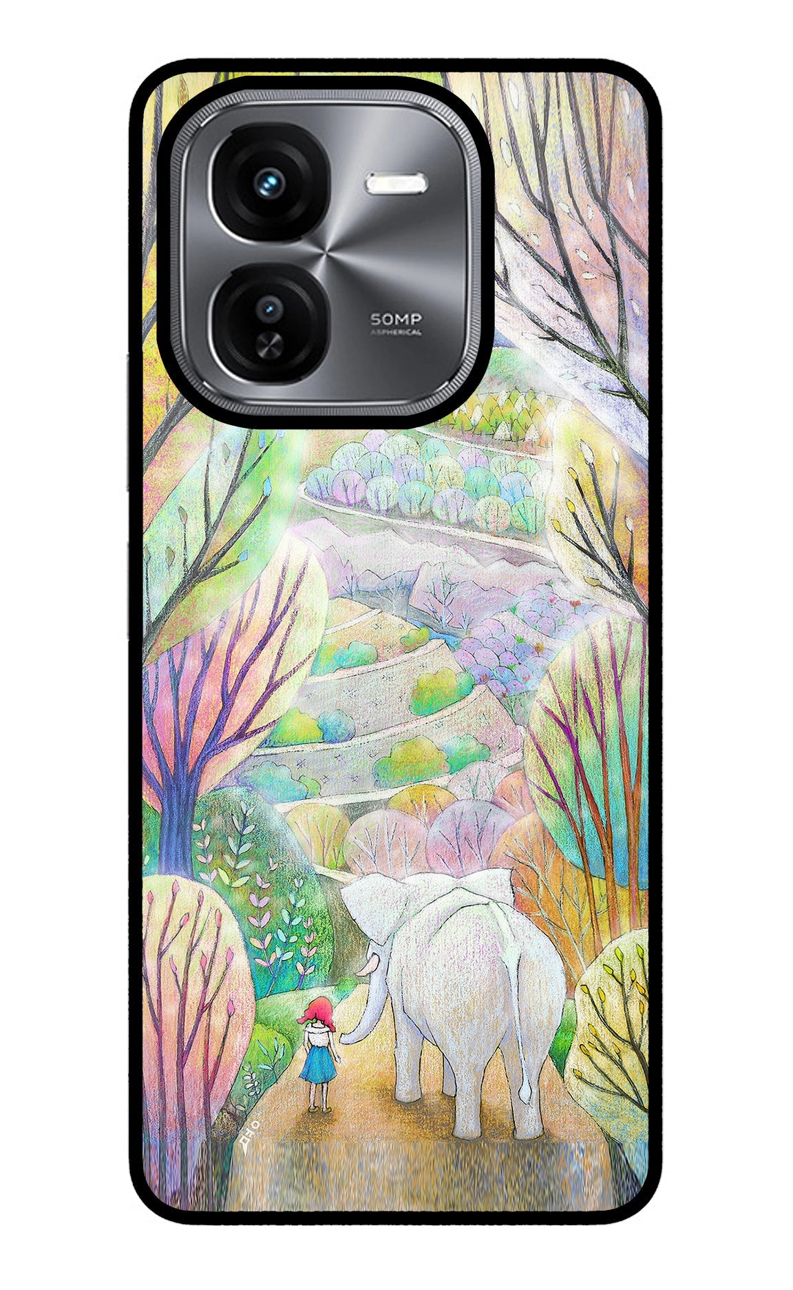 Nature Painting iQOO Z9X Back Cover