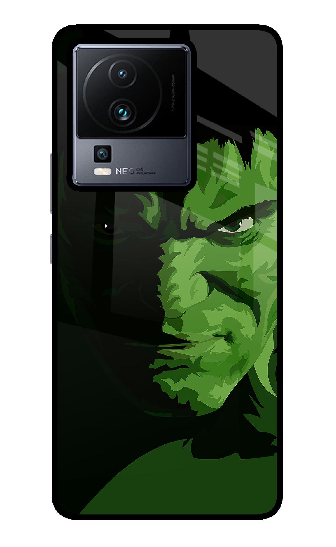 HULK iQOO Neo 7 Pro Back Cover Glass Case - Hello Swanky