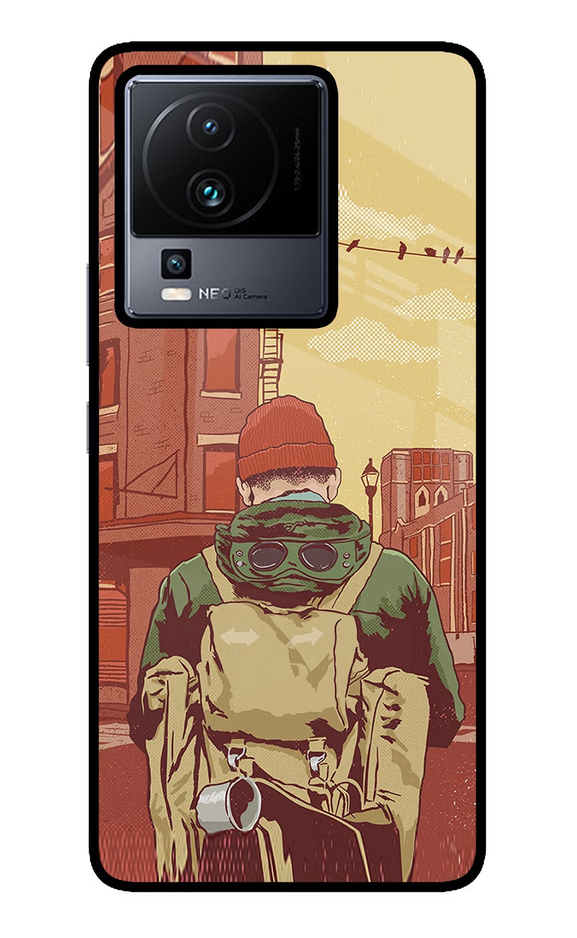 Adventurous iQOO Neo 7 Pro Back Cover Glass Case - Hello Swanky
