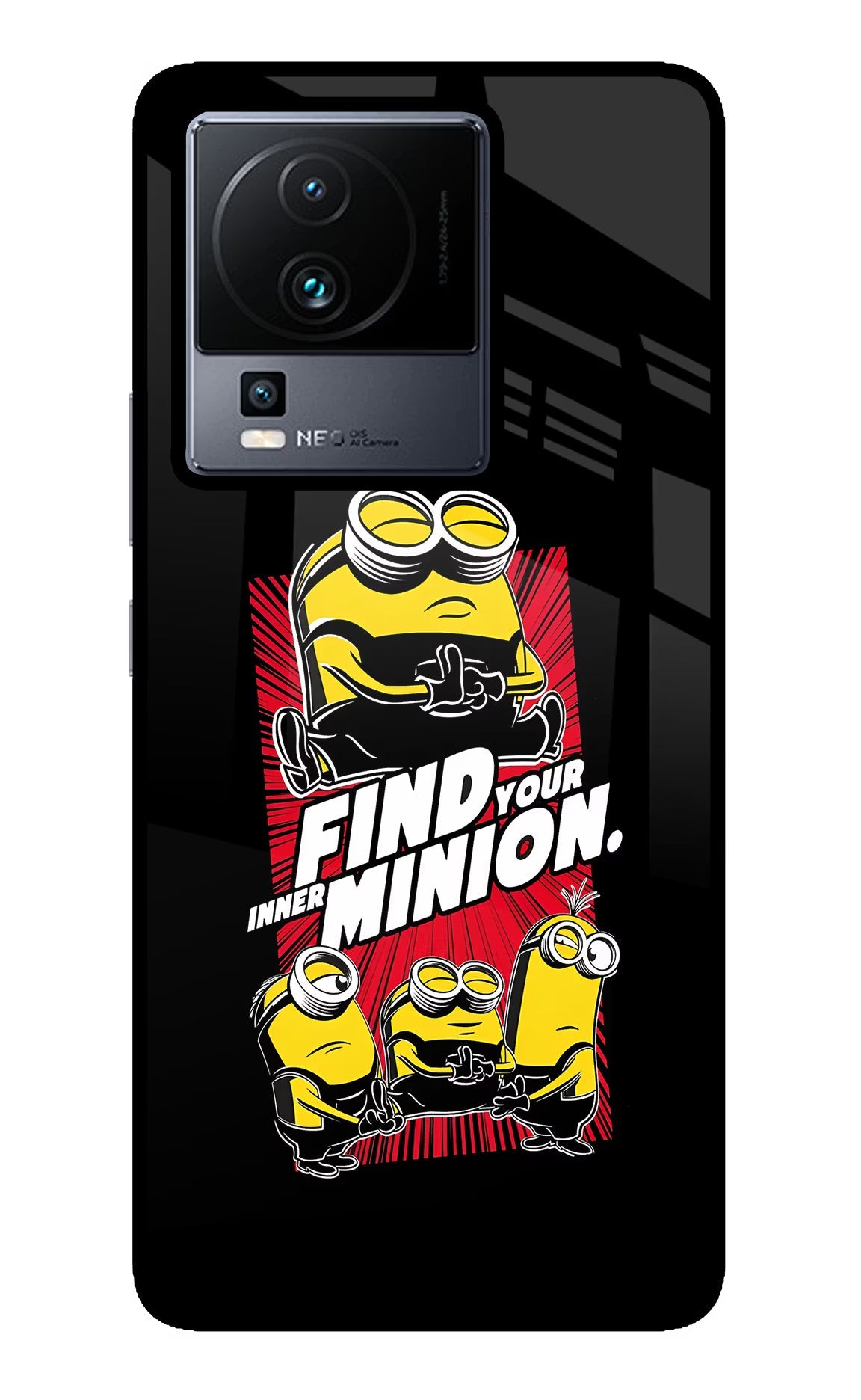 Find Your Inner Minion iQOO Neo 7 Pro Back Cover Glass Case - Hello Swanky