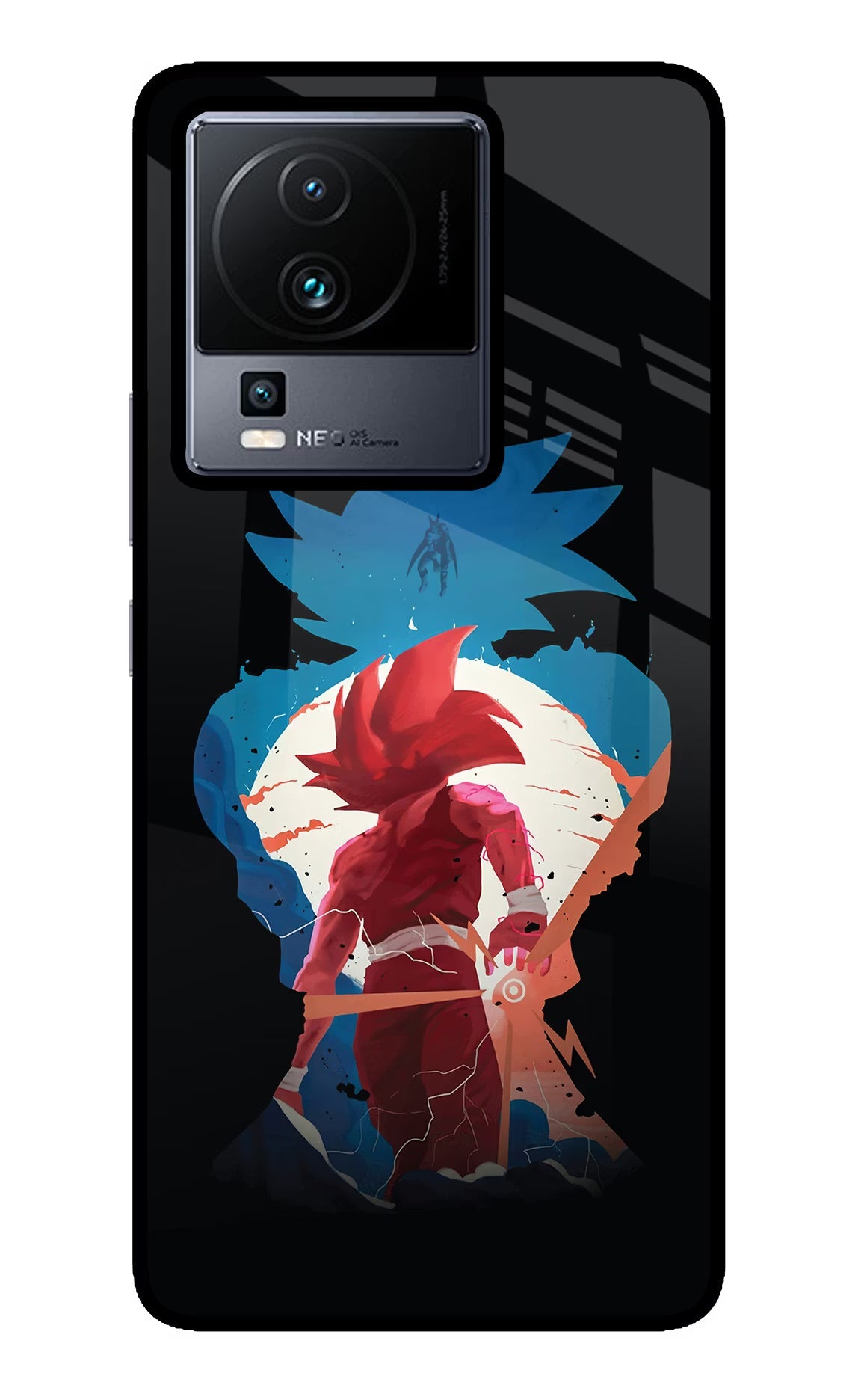 Goku iQOO Neo 7 Pro Back Cover Glass Case - Hello Swanky