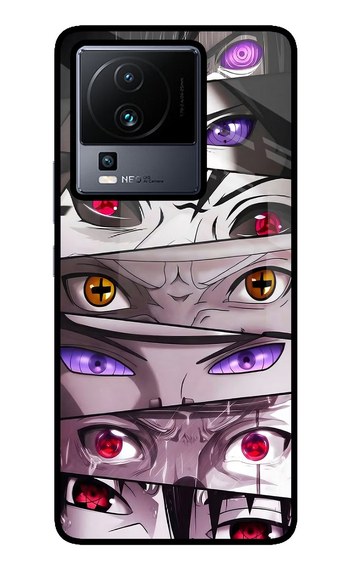 Naruto Anime iQOO Neo 7 Pro Back Cover Glass Case - Hello Swanky