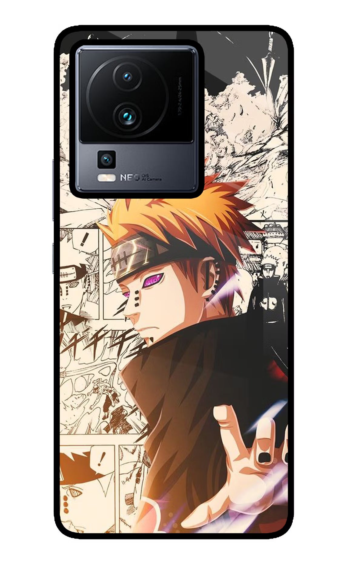 Pain Anime iQOO Neo 7 Pro Back Cover Glass Case - Hello Swanky