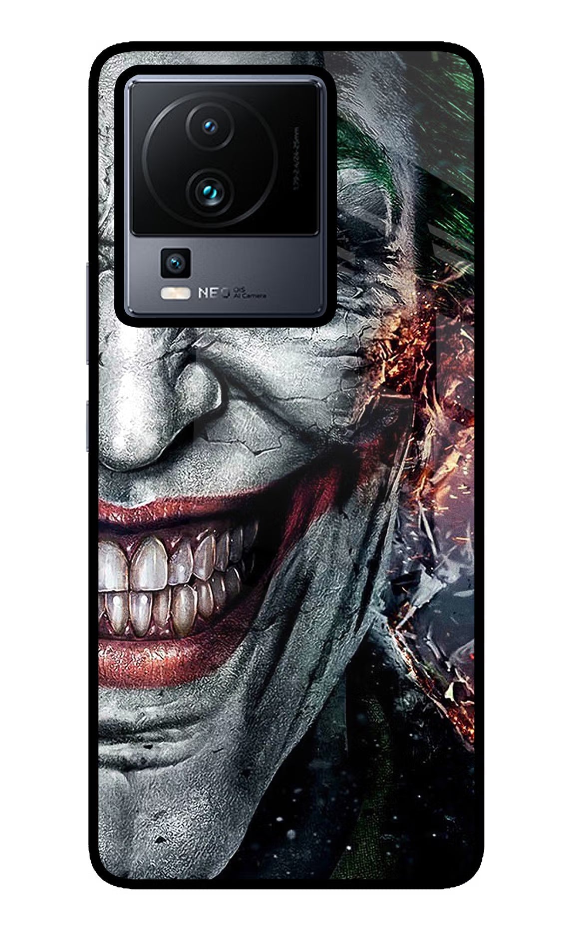 Joker Cam iQOO Neo 7 Pro Back Cover Glass Case - Hello Swanky