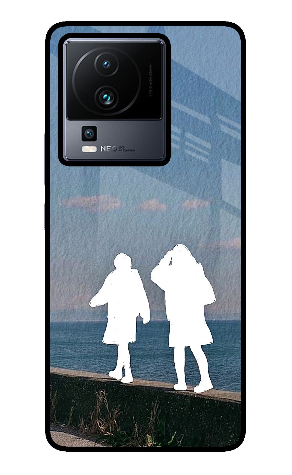 Coastal Dream iQOO Neo 7 Pro Back Cover Glass Case - Hello Swanky