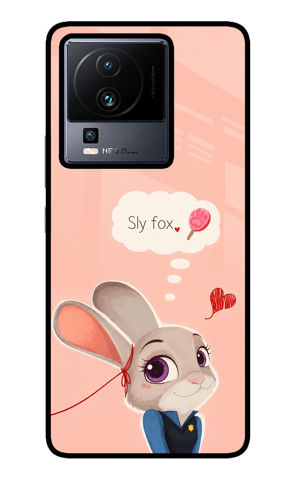 Judy Charm iQOO Neo 7 Pro Back Cover Glass Case - Hello Swanky
