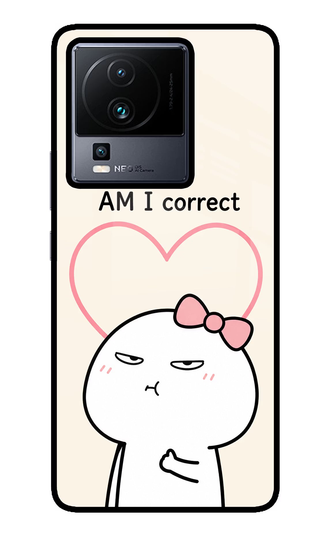 Always Right iQOO Neo 7 Pro Back Cover Glass Case - Hello Swanky