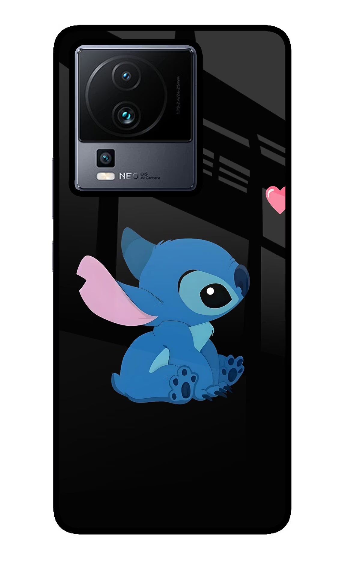 Stitch Crush iQOO Neo 7 Pro Back Cover Glass Case - Hello Swanky