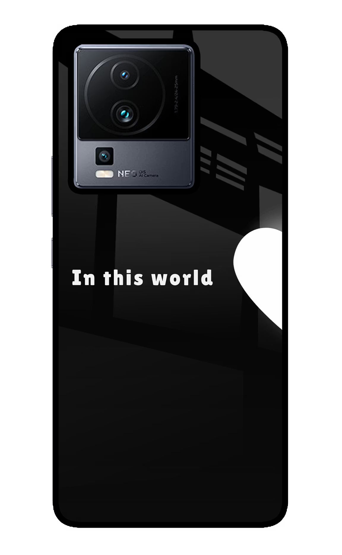 This World iQOO Neo 7 Pro Back Cover Glass Case - Hello Swanky