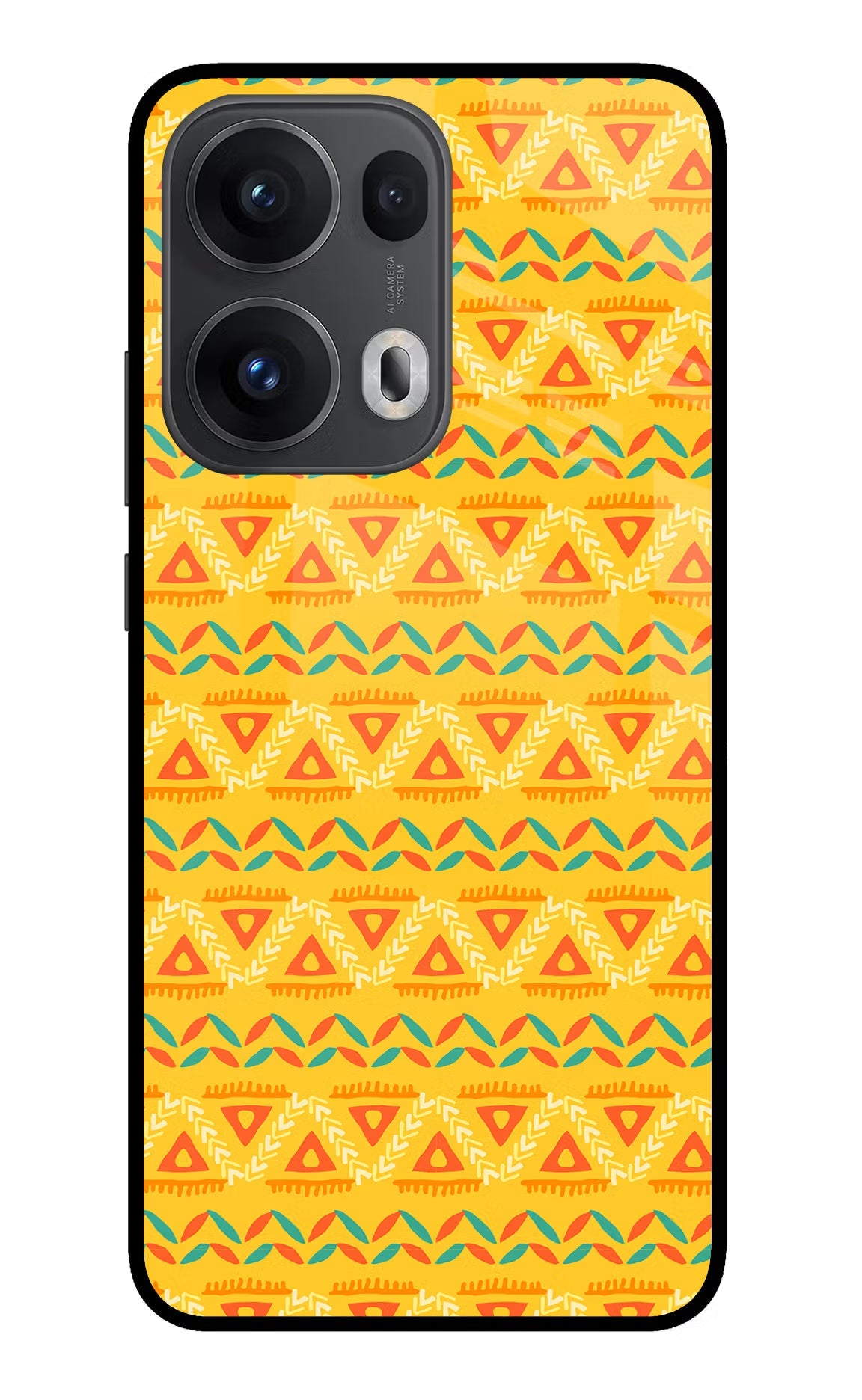 Tribal Pattern Oppo Reno13 Pro 5G Glass Case