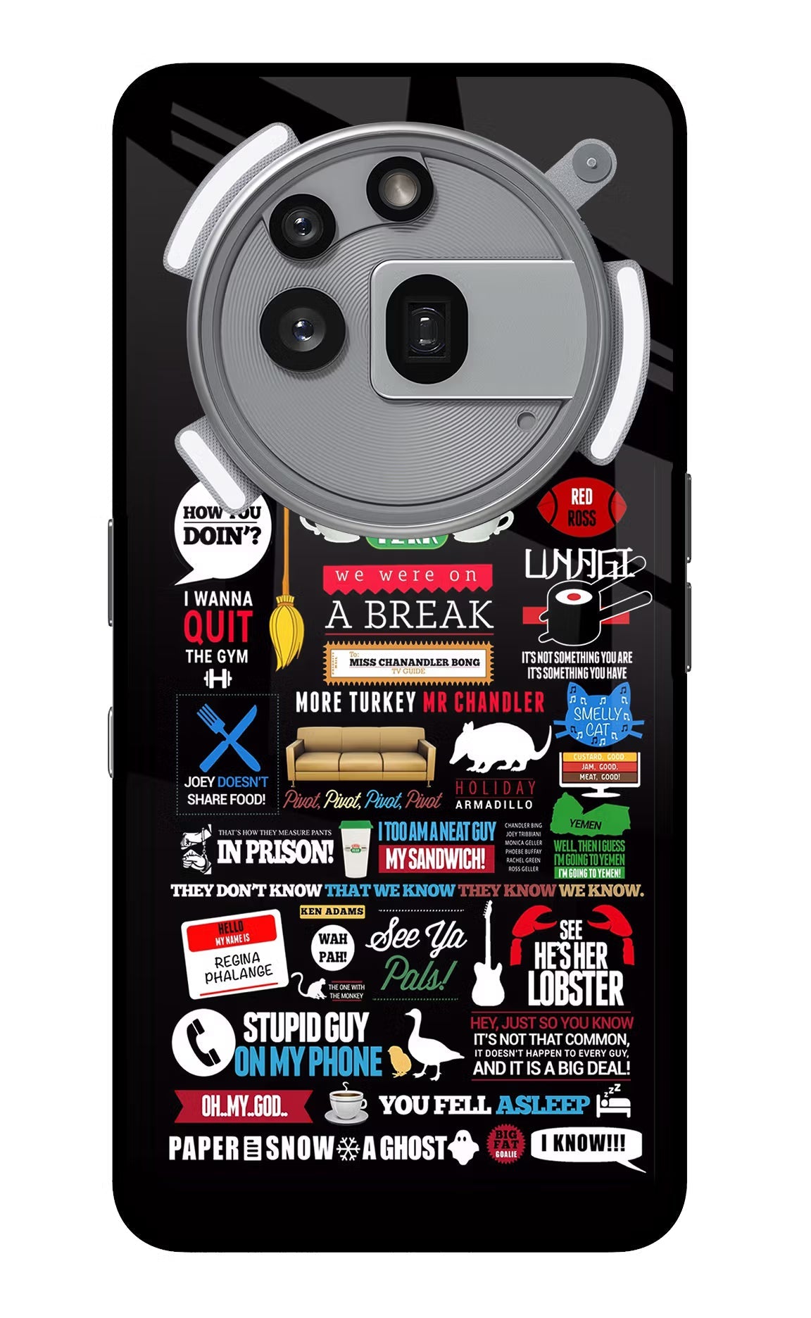 FRIENDS Nothing Phone 3a Pro Glass Case
