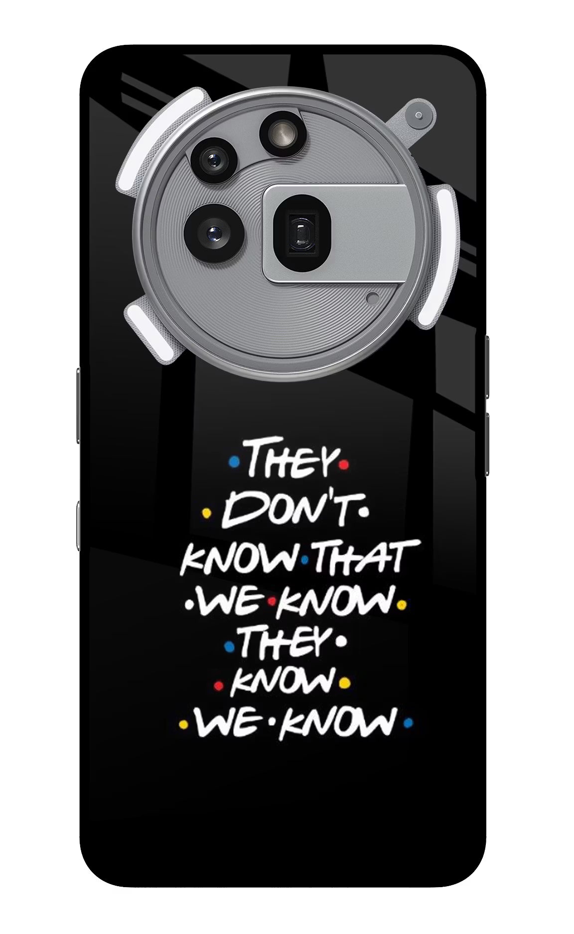 FRIENDS Dialogue Nothing Phone 3a Pro Glass Case