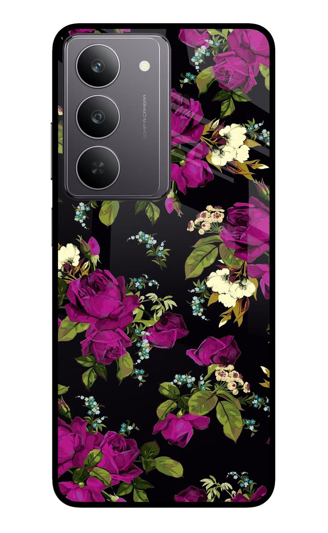Flowers Realme 14x 5G Glass Case