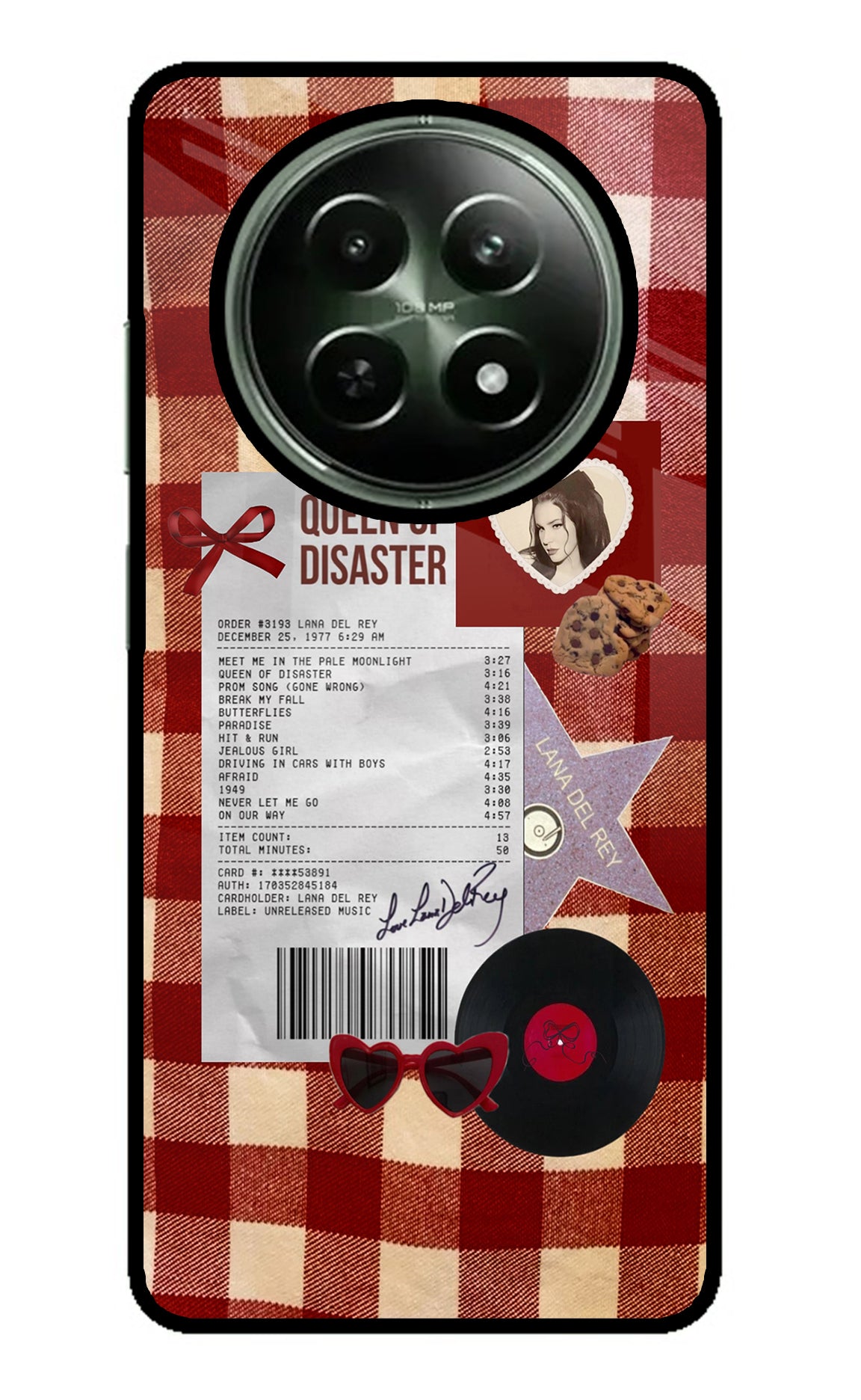 Queen of Disaster Realme 12x 5G Glass Case
