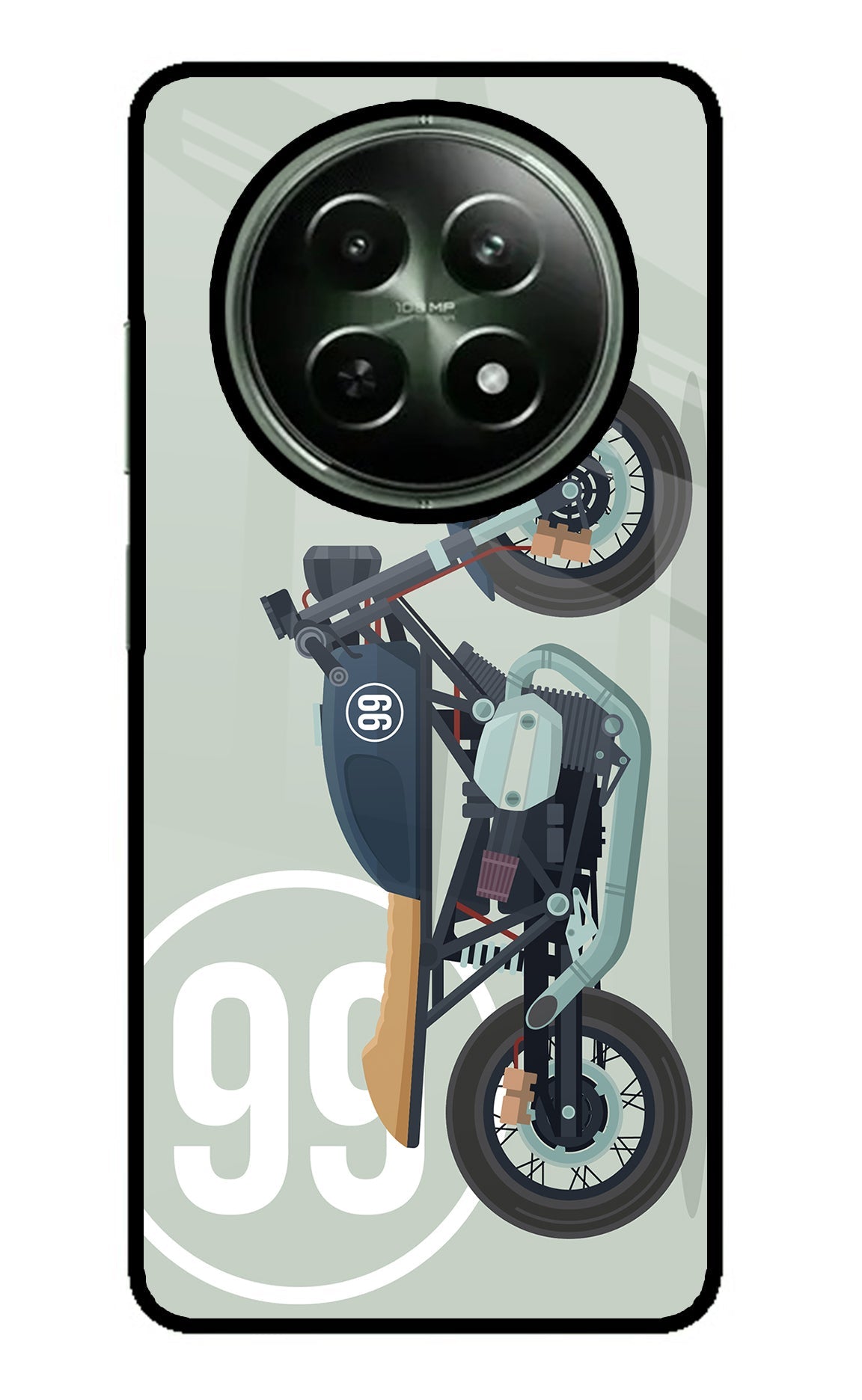 Classic Cafe Racer 99 Realme 12x 5G Glass Case