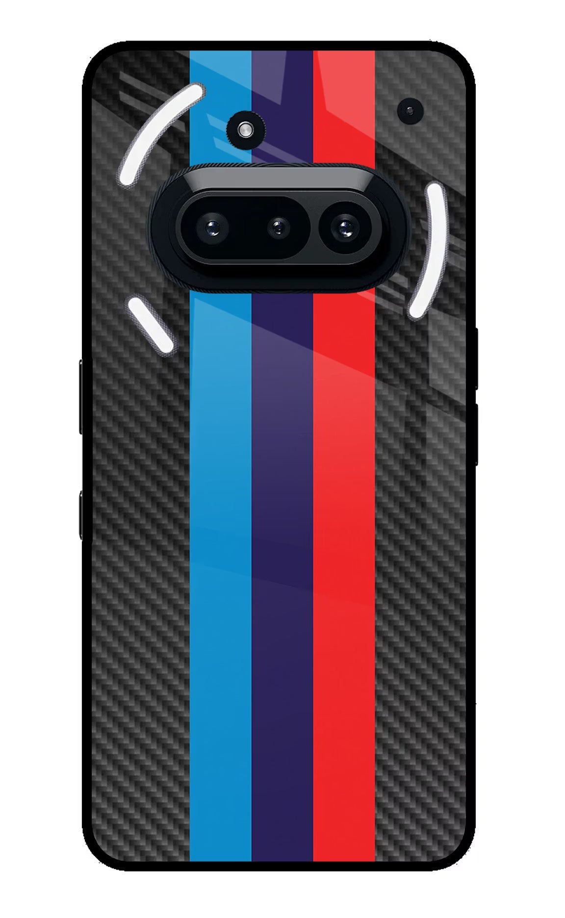 BMW Stripes Pattern Nothing Phone 3A Glass Case