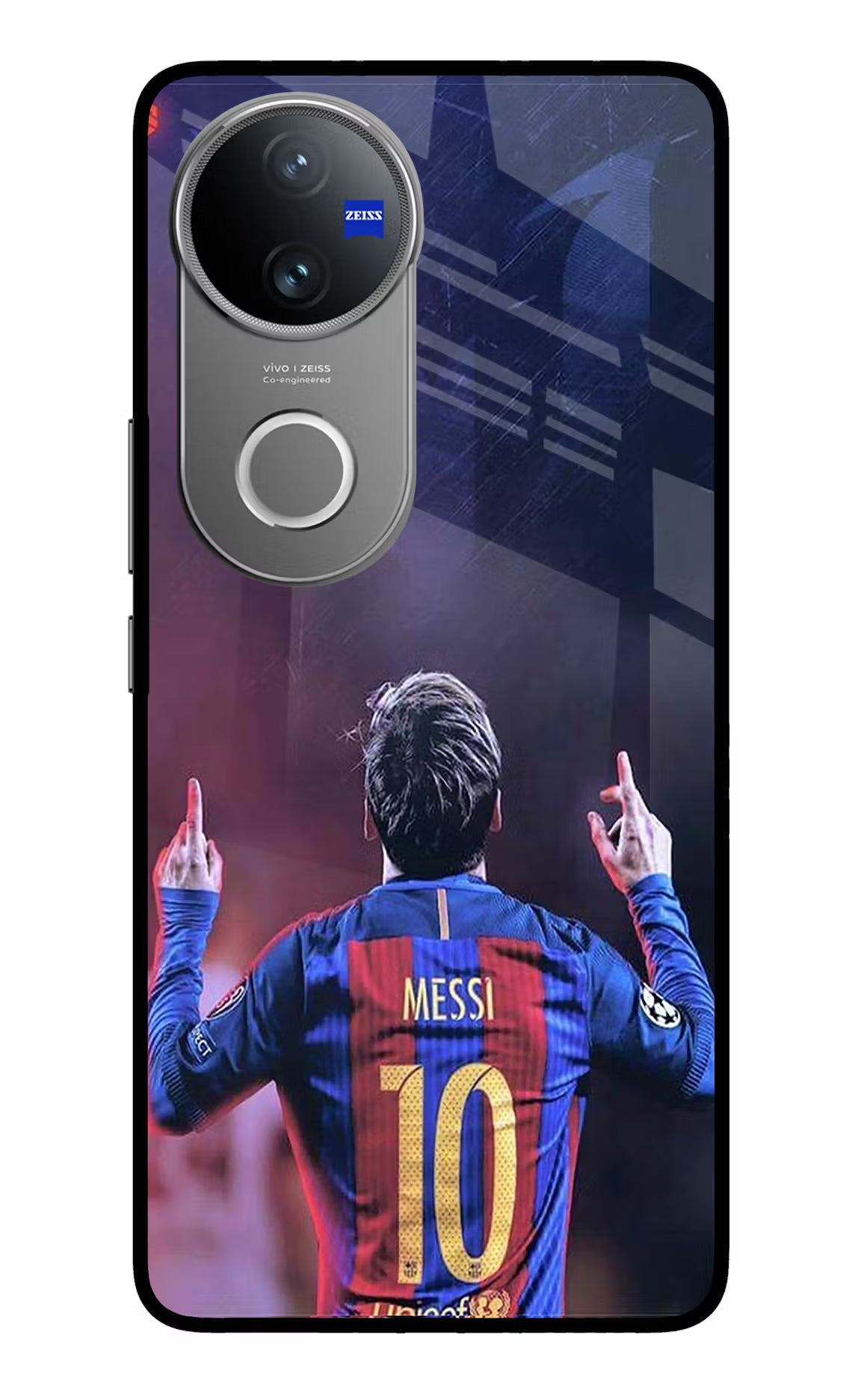 Messi Vivo V50 5G Glass Case